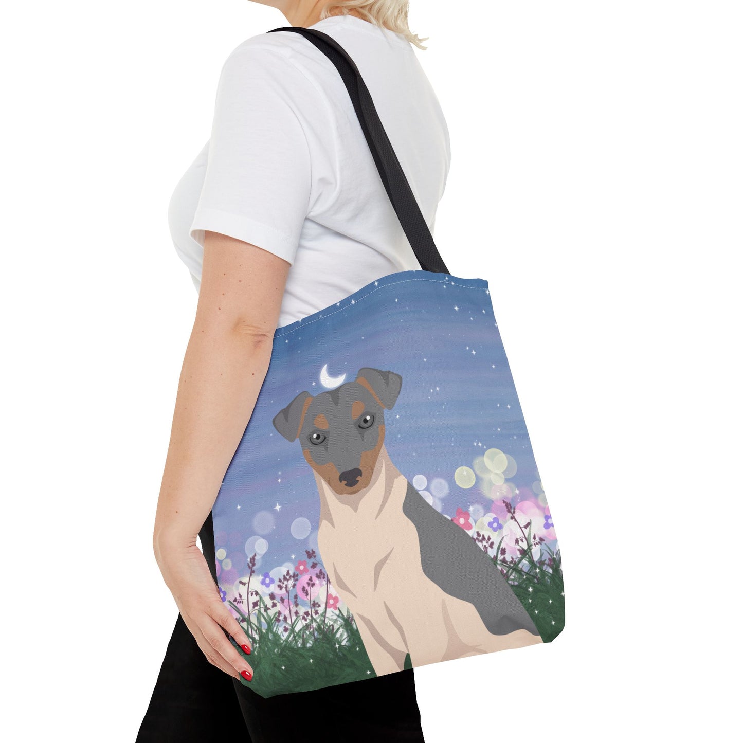 Brazilian Terrier Dog Tote Bag 16x16