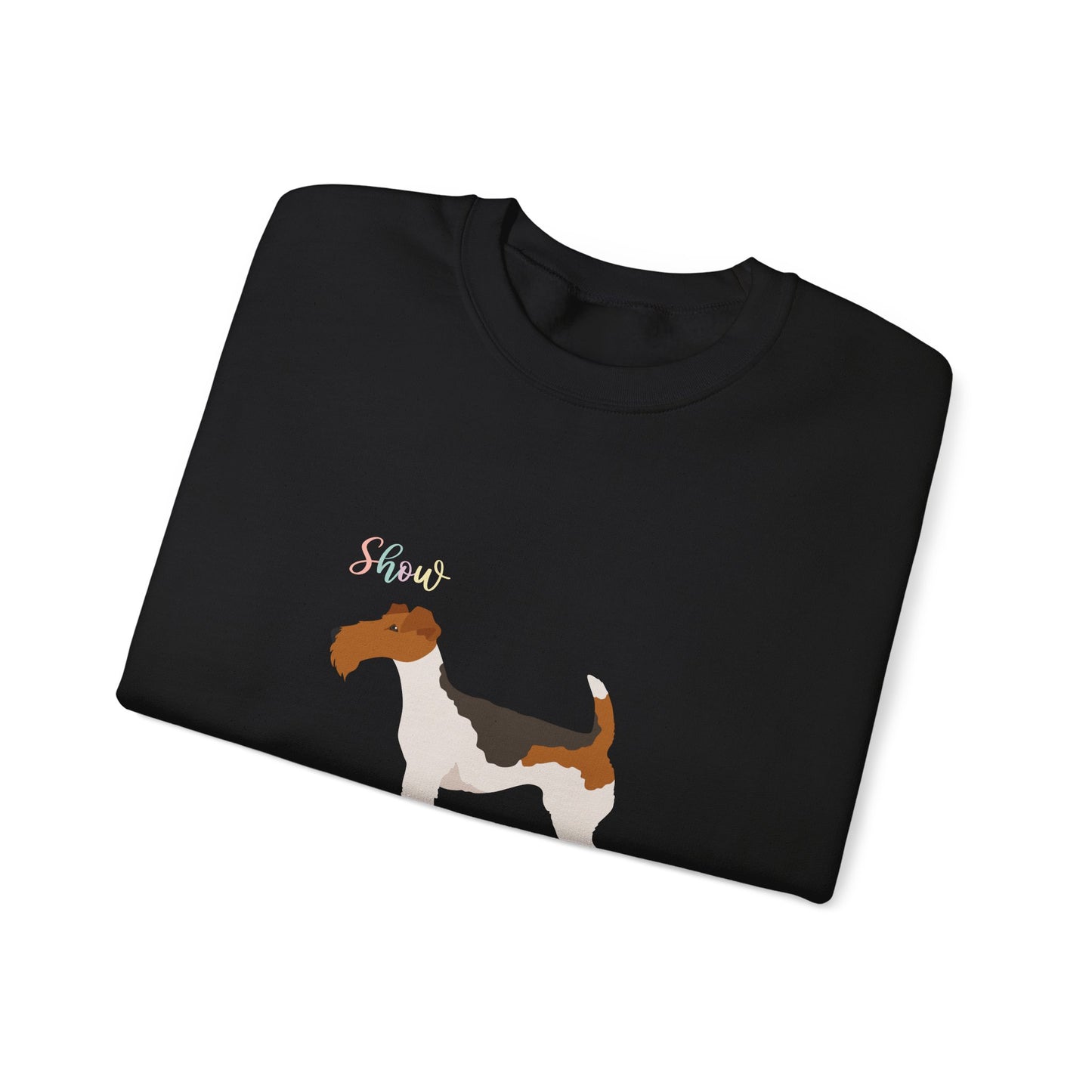 Wire Fox Terrier Dog Unisex Heavy Blend Crewneck Sweatshirt