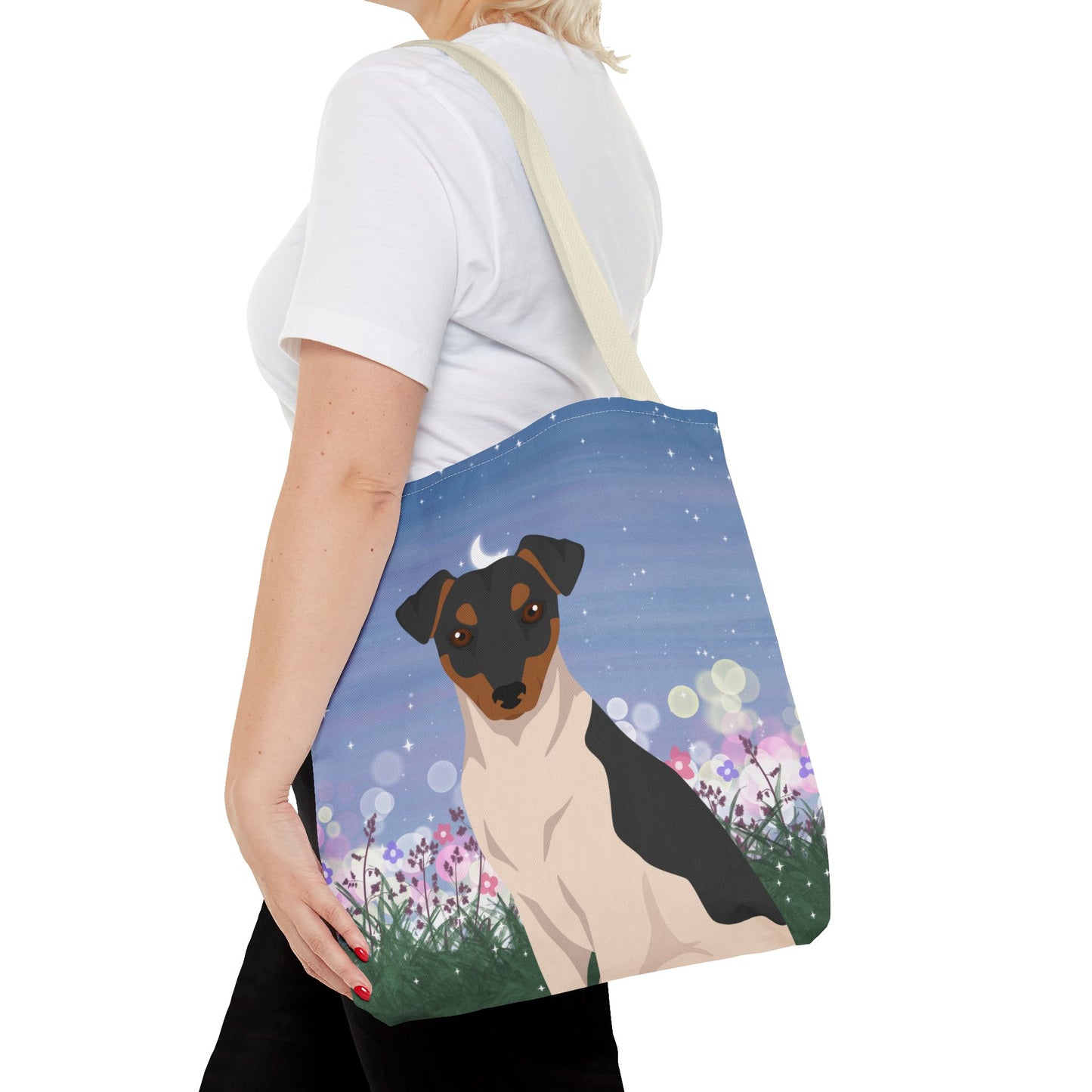 Brazilian Terrier Dog Tote Bag 16x16