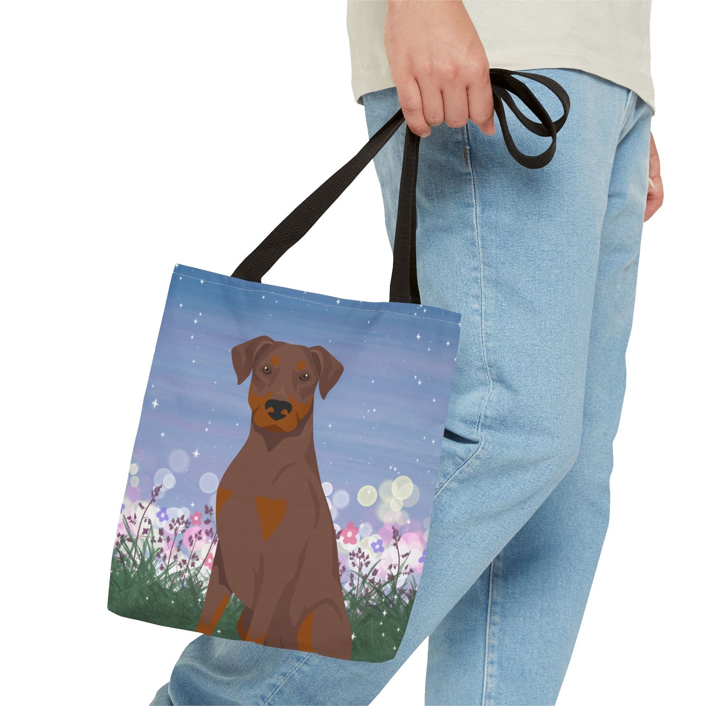 Dobermann Pinscher Dog Tote Bag 13x13
