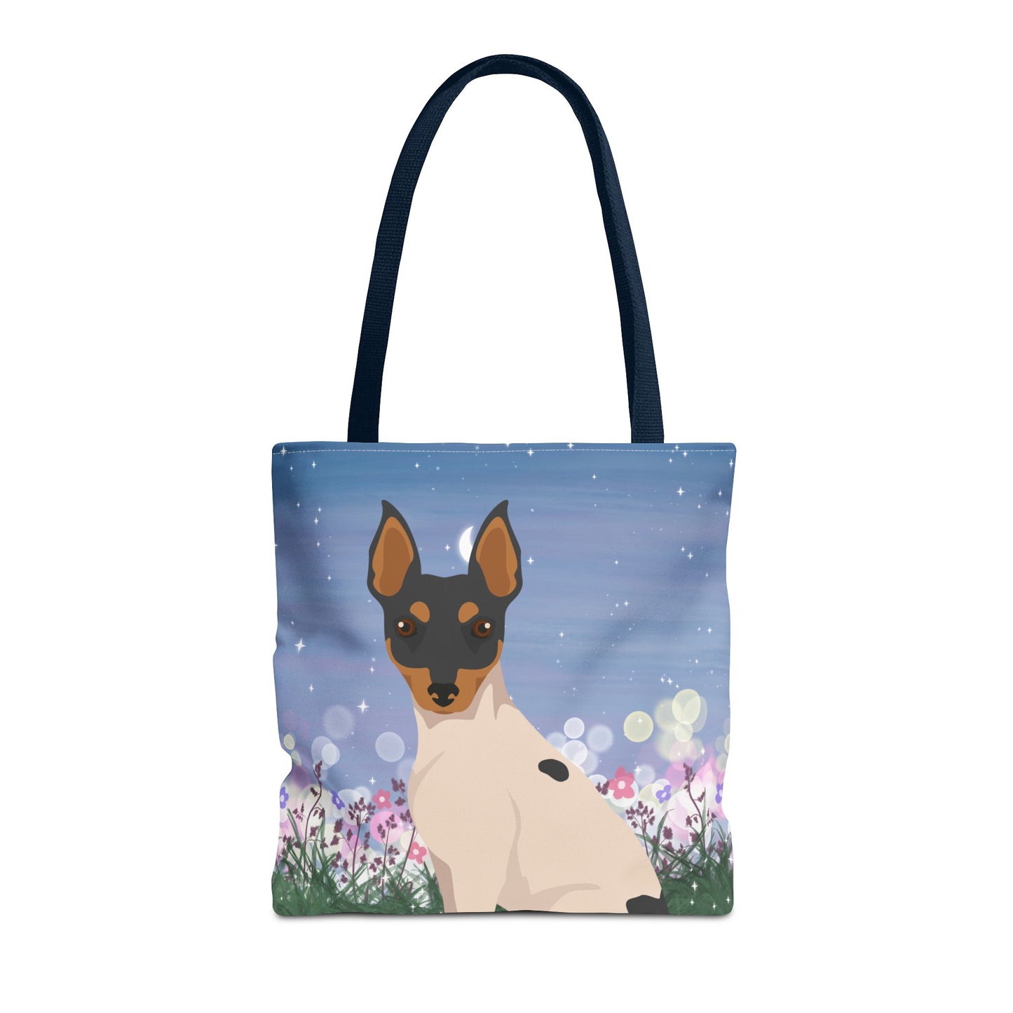 Toy Fox Terrier Dog Tote Bag 16x16