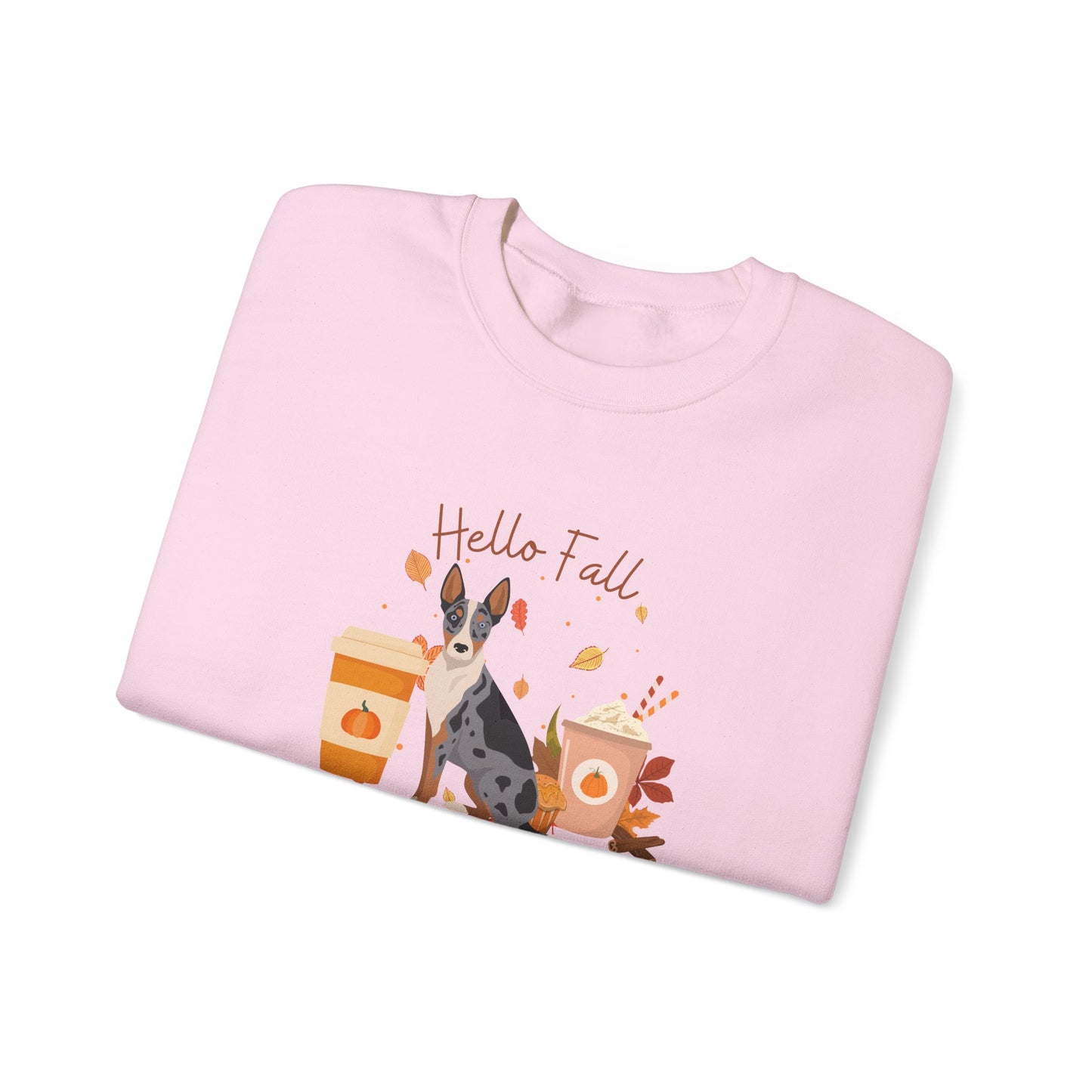 Australian Koolie Dog Fall Unisex Heavy Blend Crewneck Sweatshirt