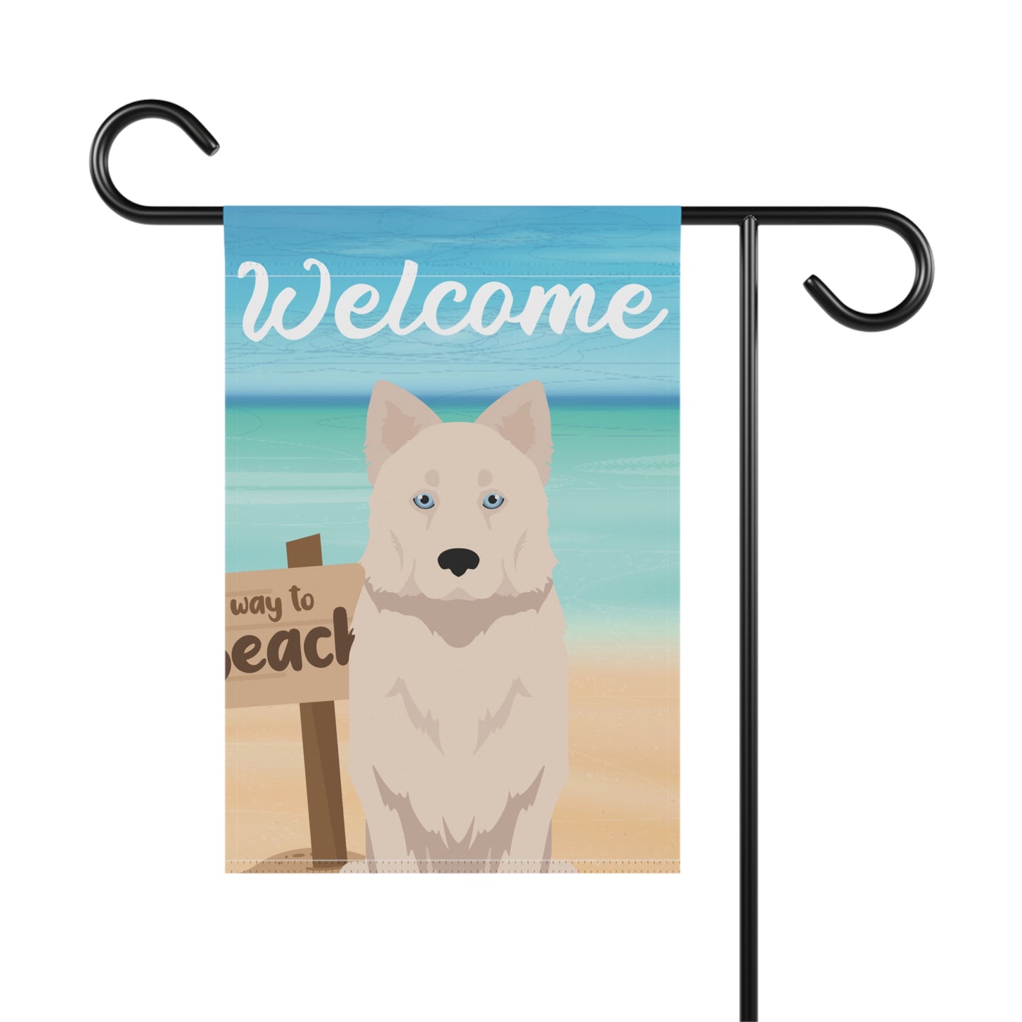 Yakutian Laika Dog Garden Flag