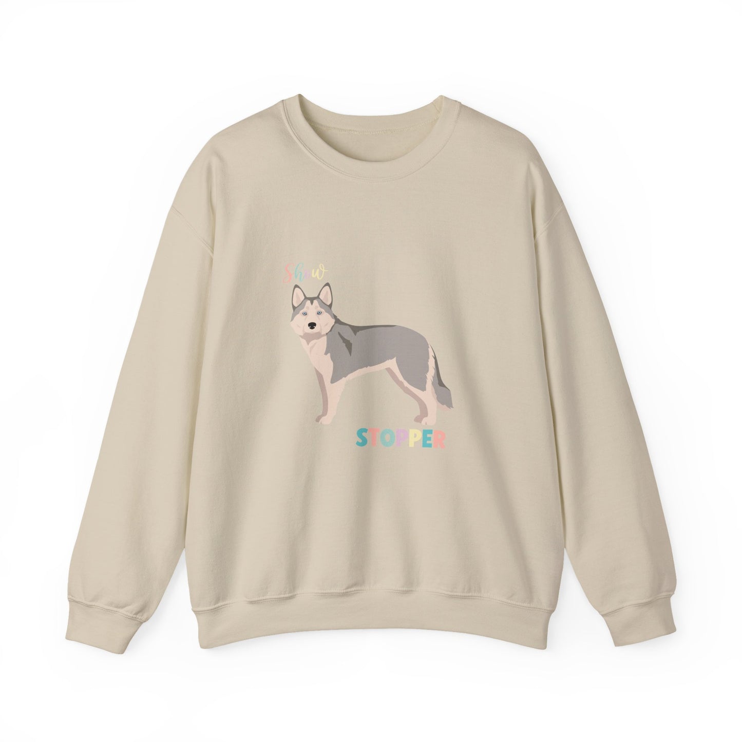 Alaskan Husky Dog Unisex Heavy Blend Crewneck Sweatshirt