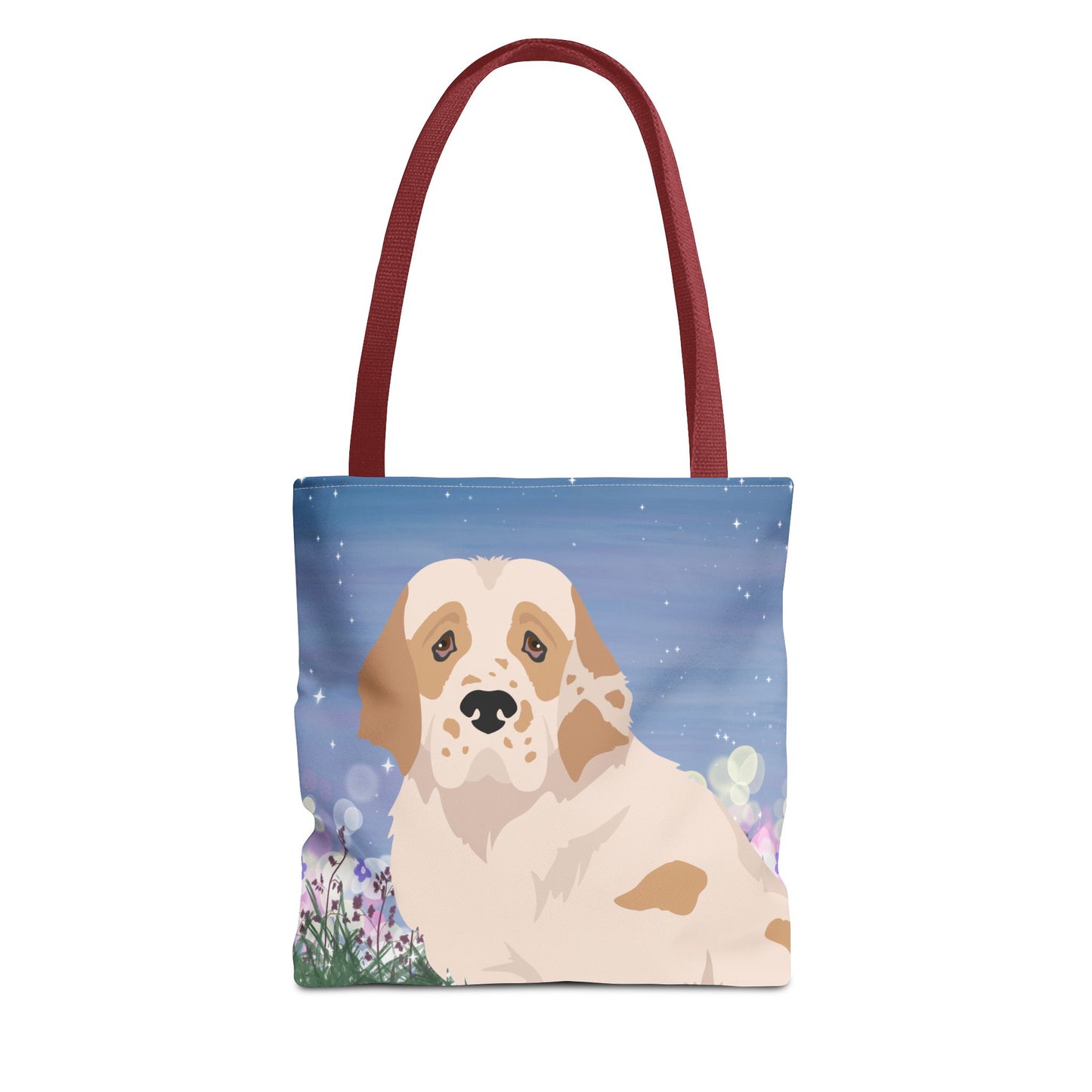 Clumber Spaniel Dog Tote Bag 13x13
