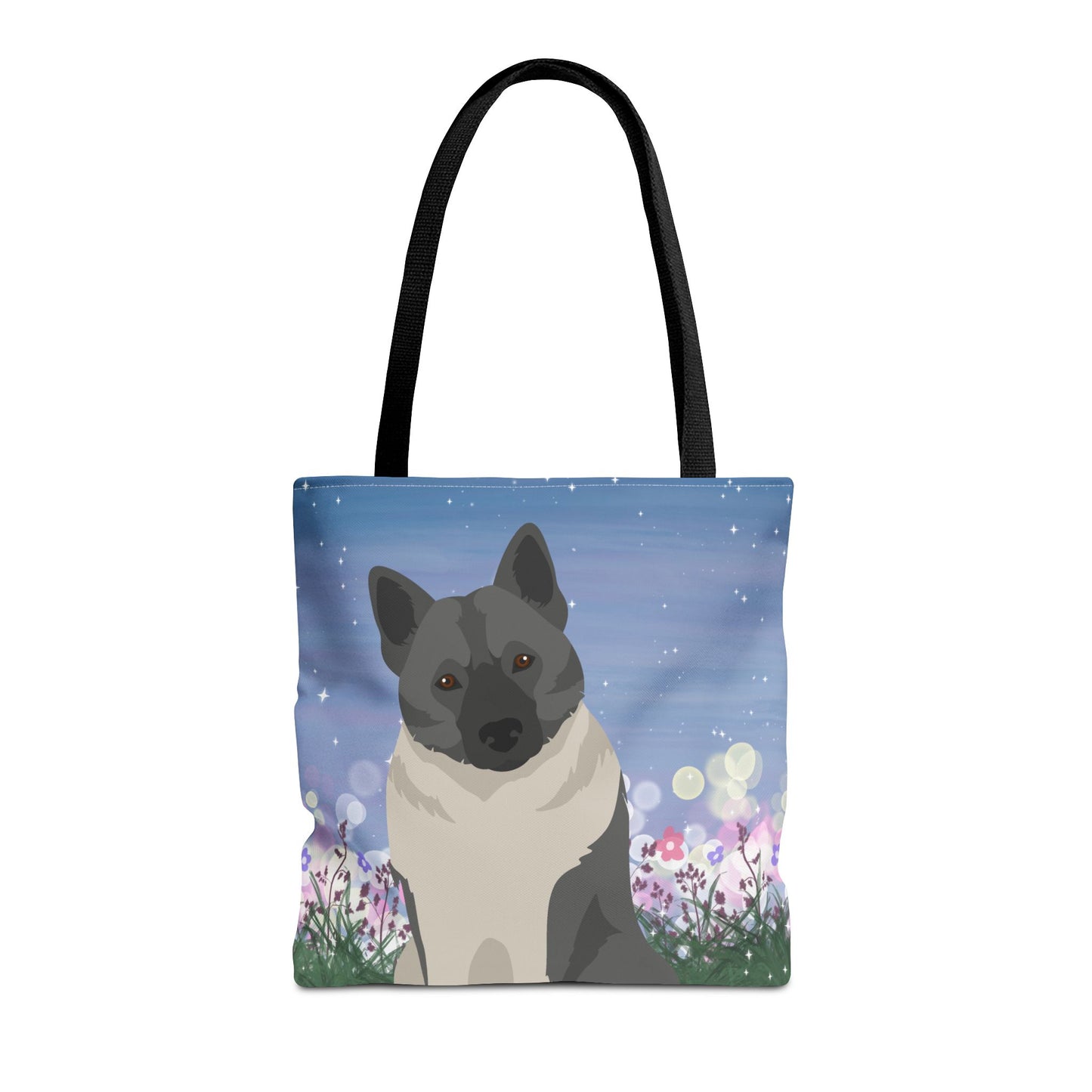 Norwegian Lundehund Dog Tote Bag 16x16