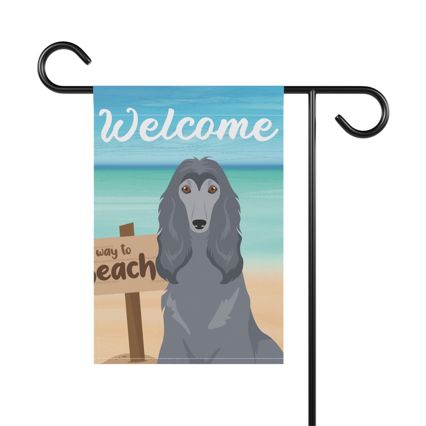Afghan Hound Dog Garden Flag