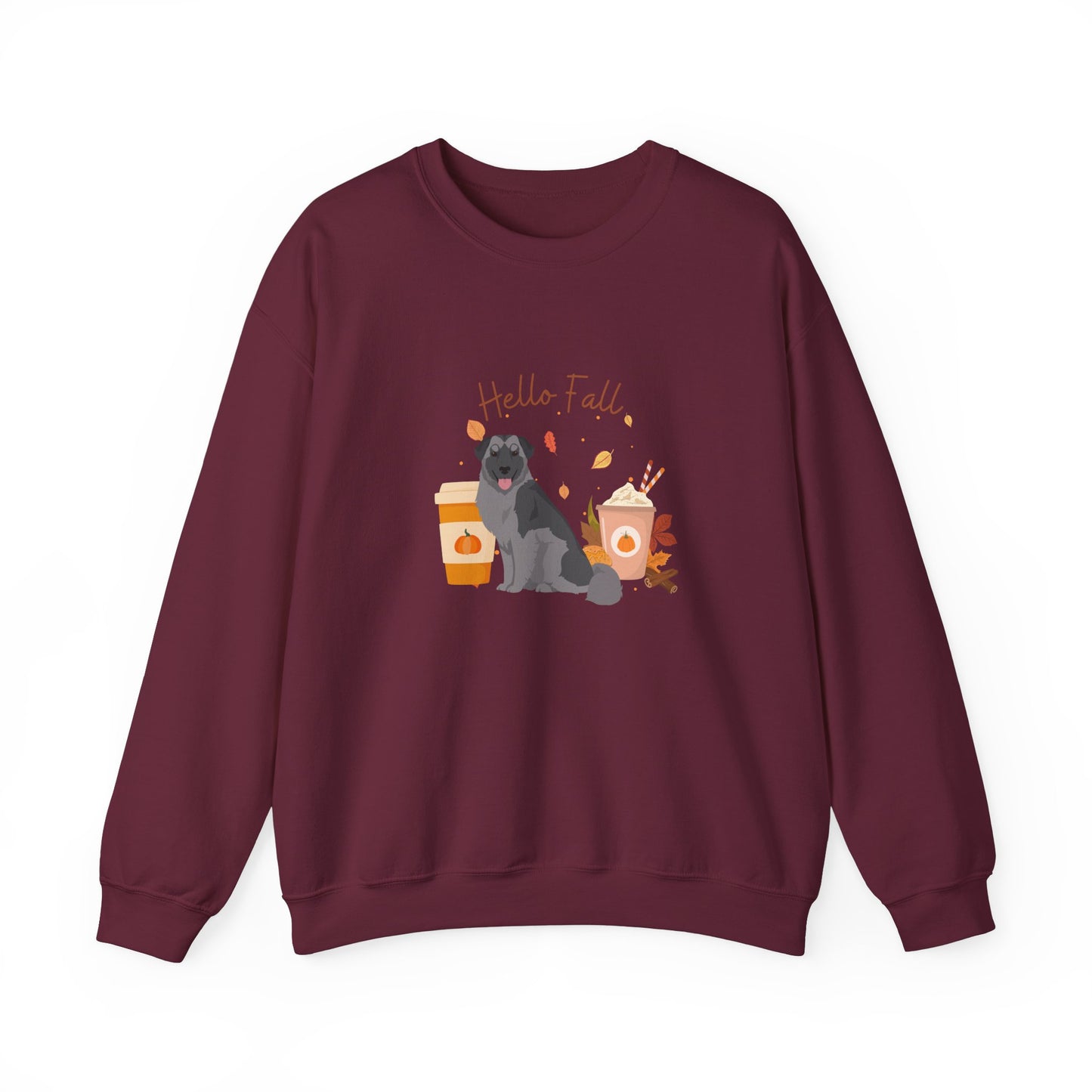 Carpathian Shepherd Dog Fall Unisex Heavy Blend Crewneck Sweatshirt