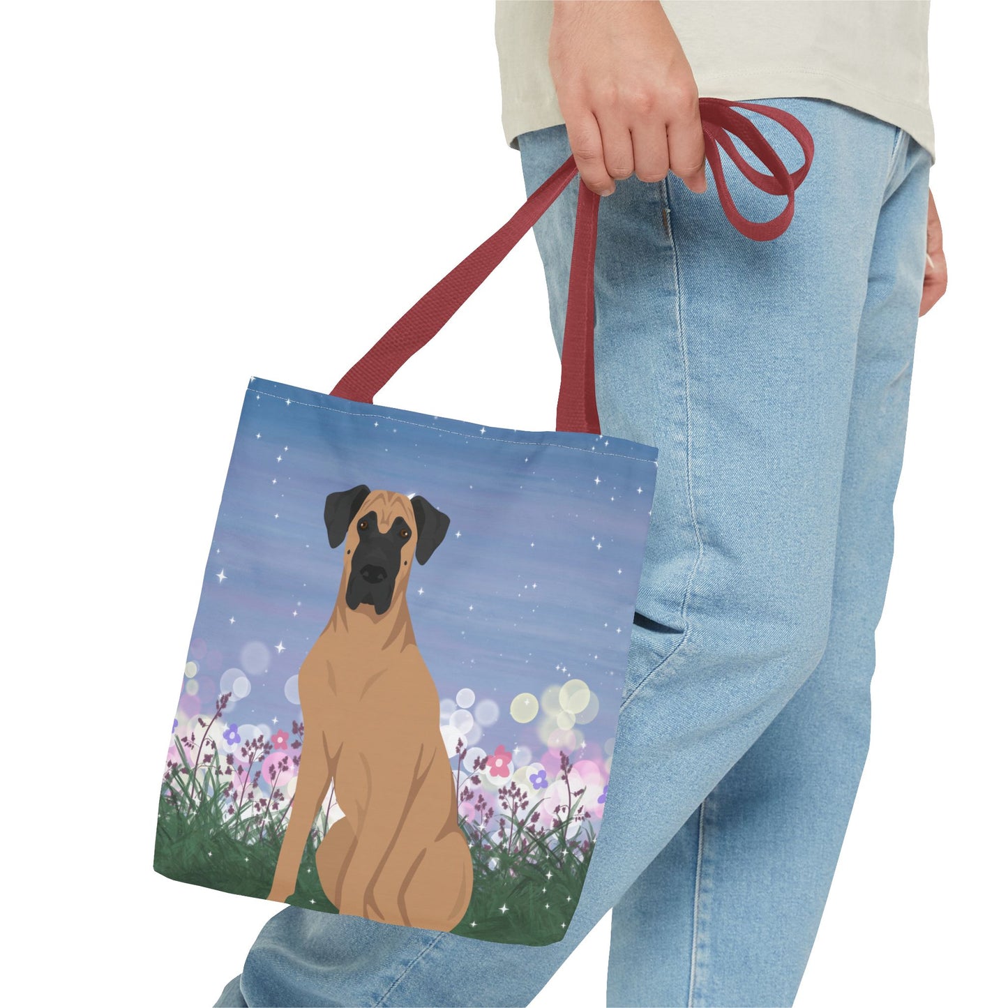 Great Dane Dog Tote Bag 13x13