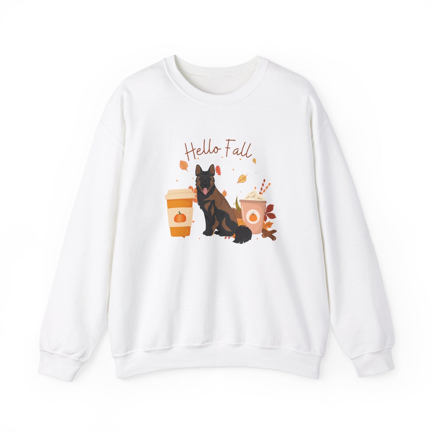 German Shepherd Dog Fall Halloween Unisex Heavy Blend Crewneck Sweatshirt