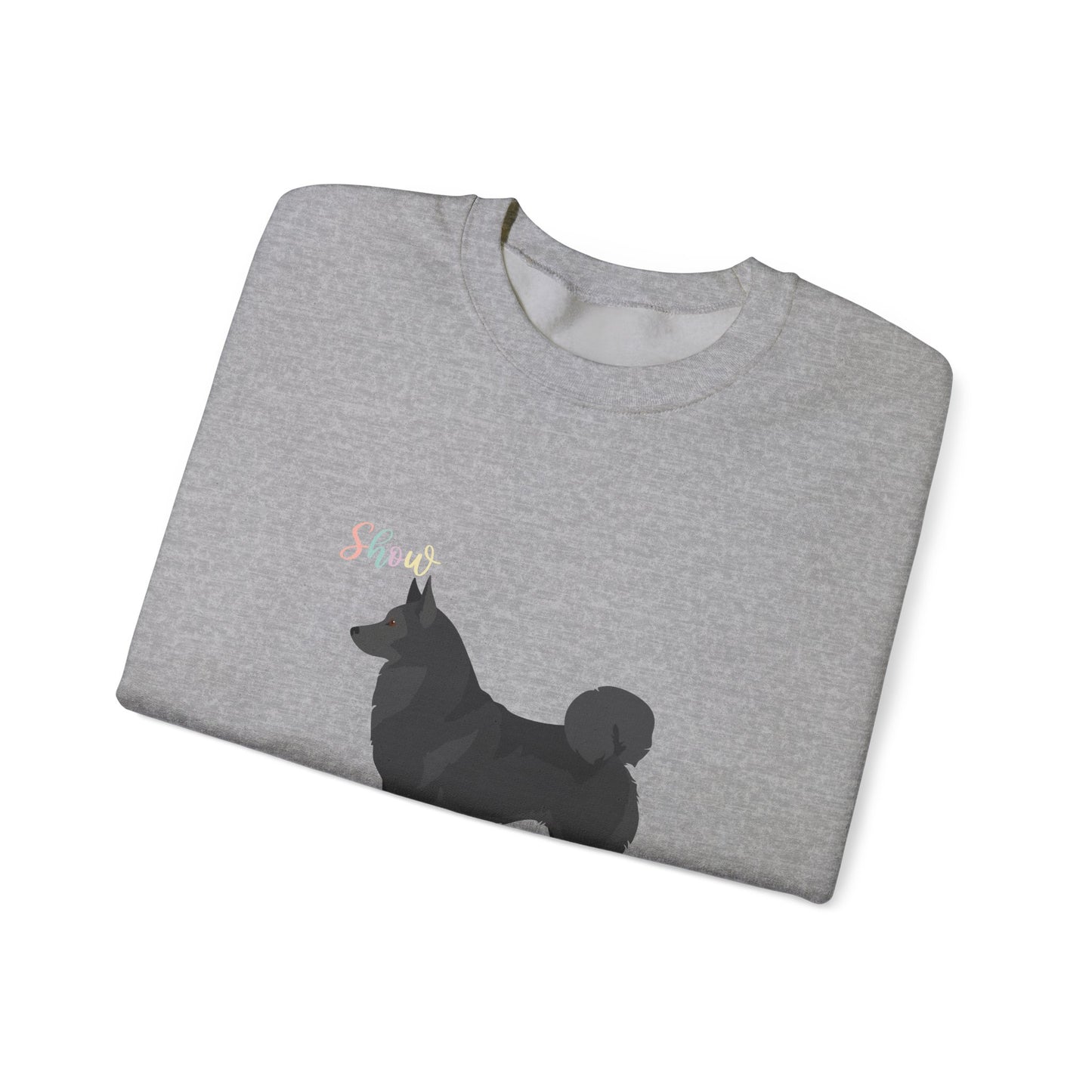 Norwegian Elkhound Dog Unisex Heavy Blend Crewneck Sweatshirt