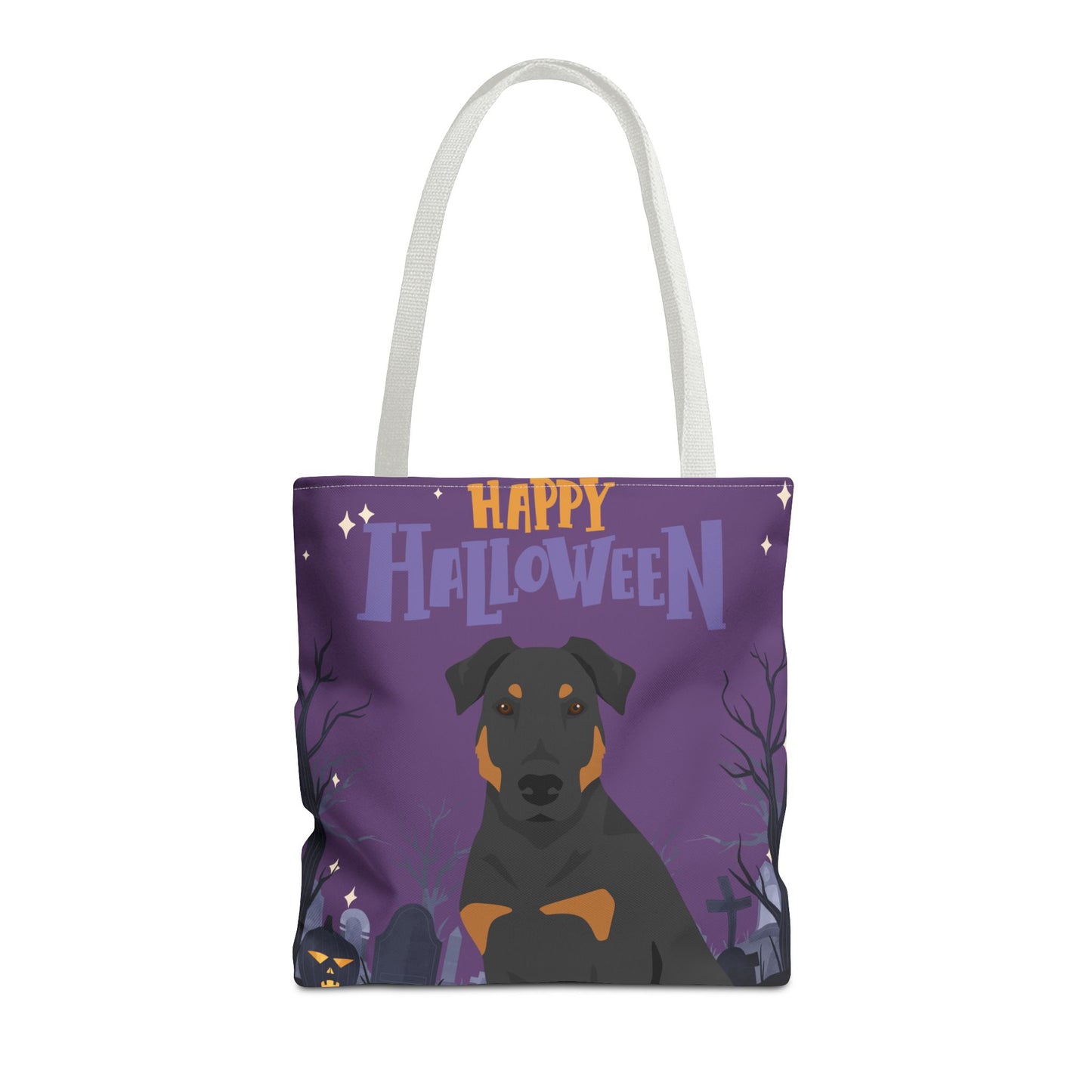 Beauceron Dog Happy Halloween Tote Bag 16x16