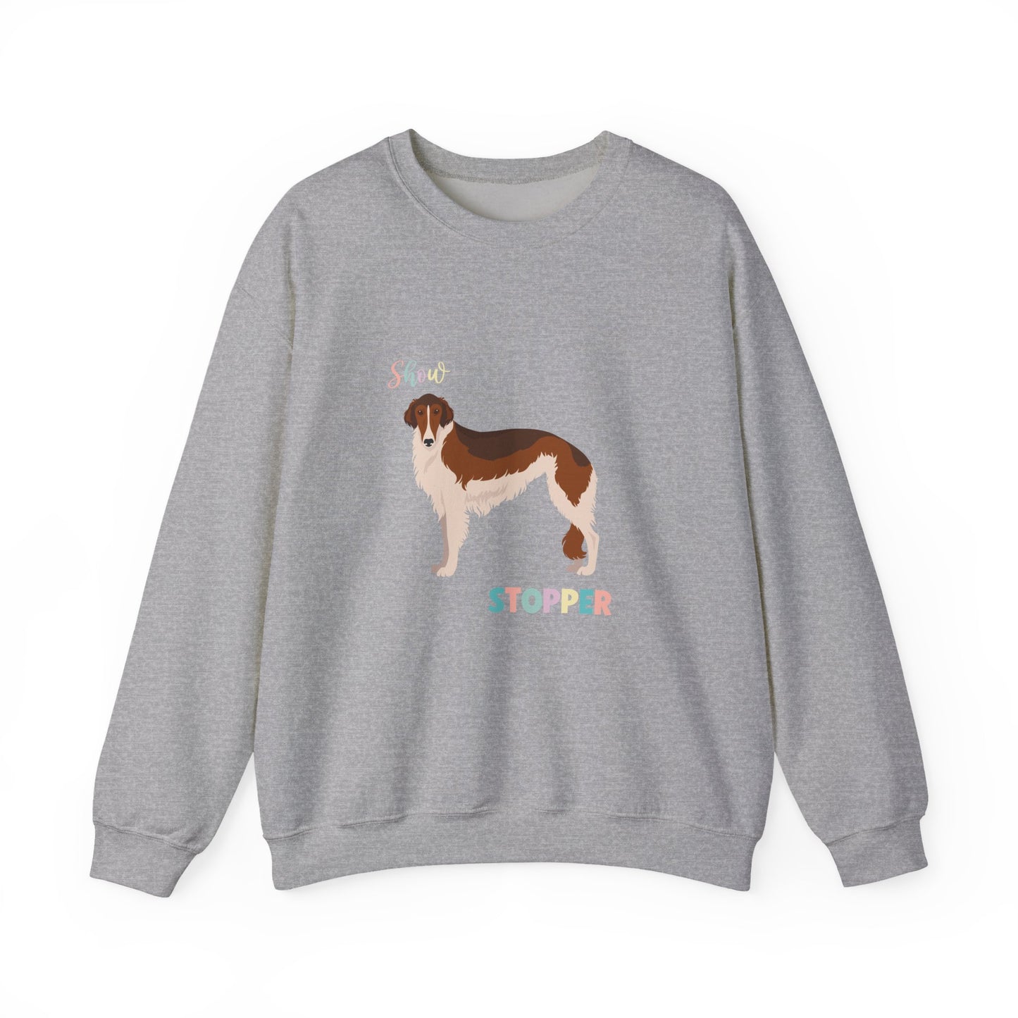 Borzoi Dog Unisex Heavy Blend Crewneck Sweatshirt