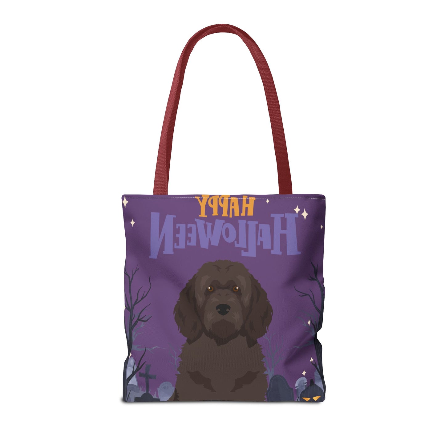 Portuguese Water Dog Dog Happy Halloween Tote Bag 16x16