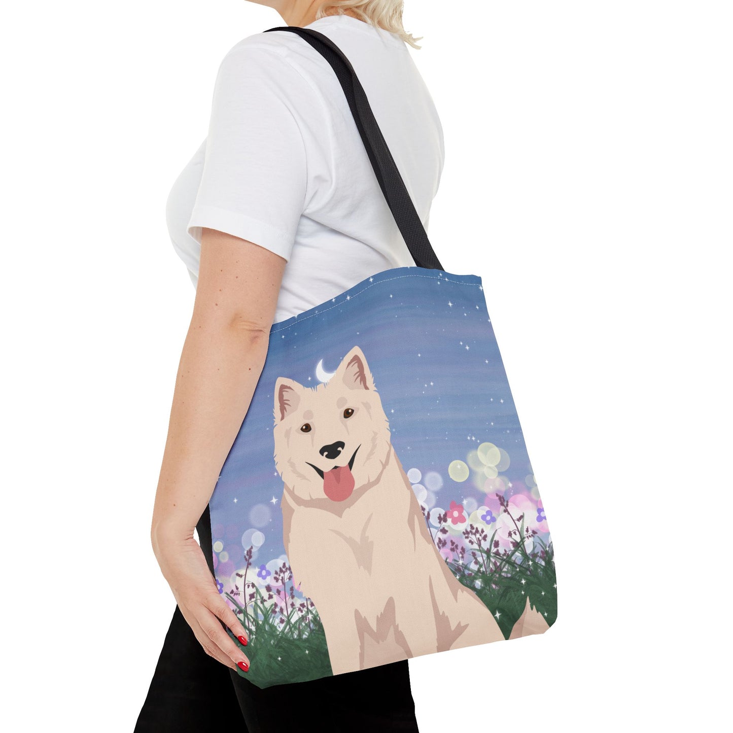 Kintamani Bail Dog Tote Bag 16x16
