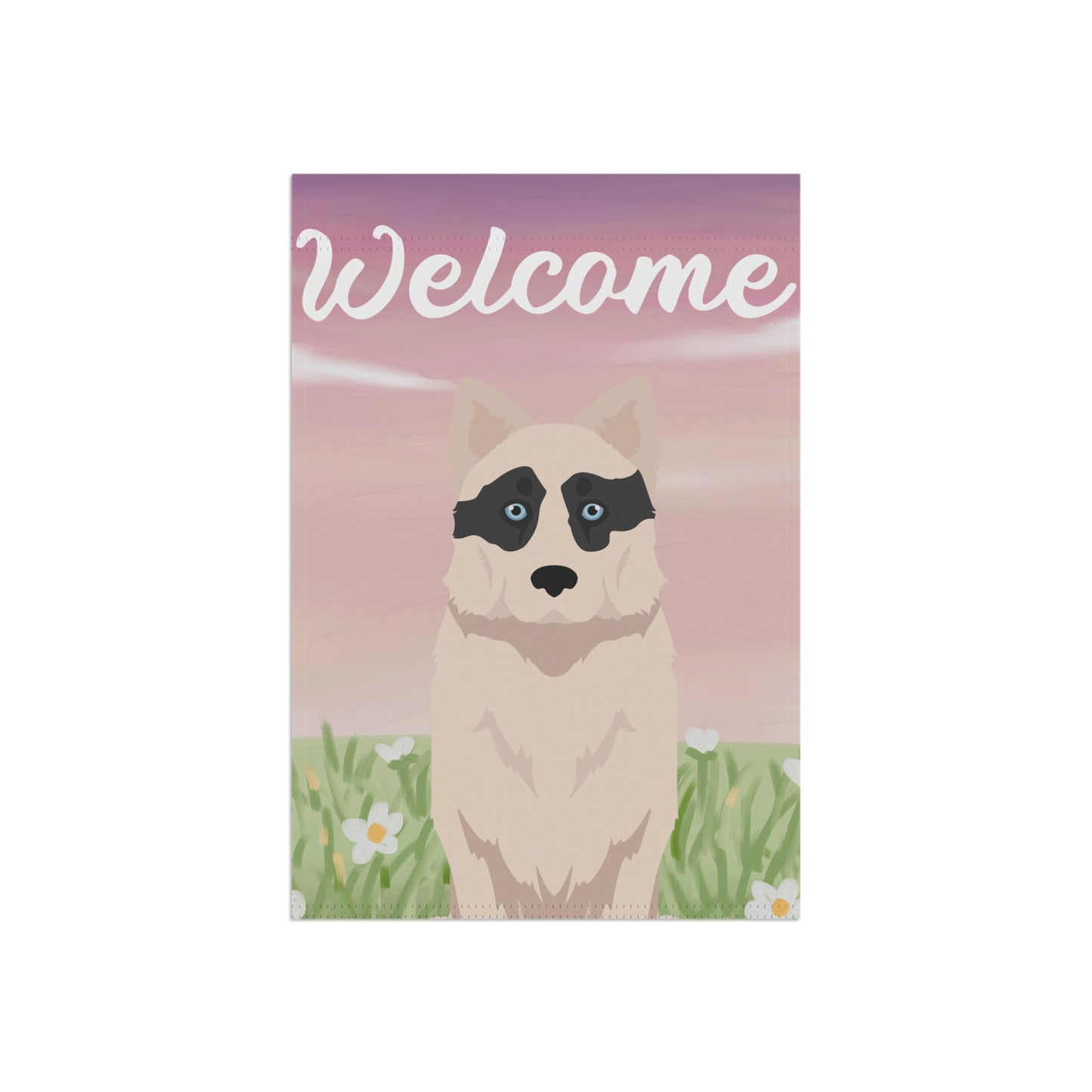 Yakutian Laika Dog Welcome Garden Flag