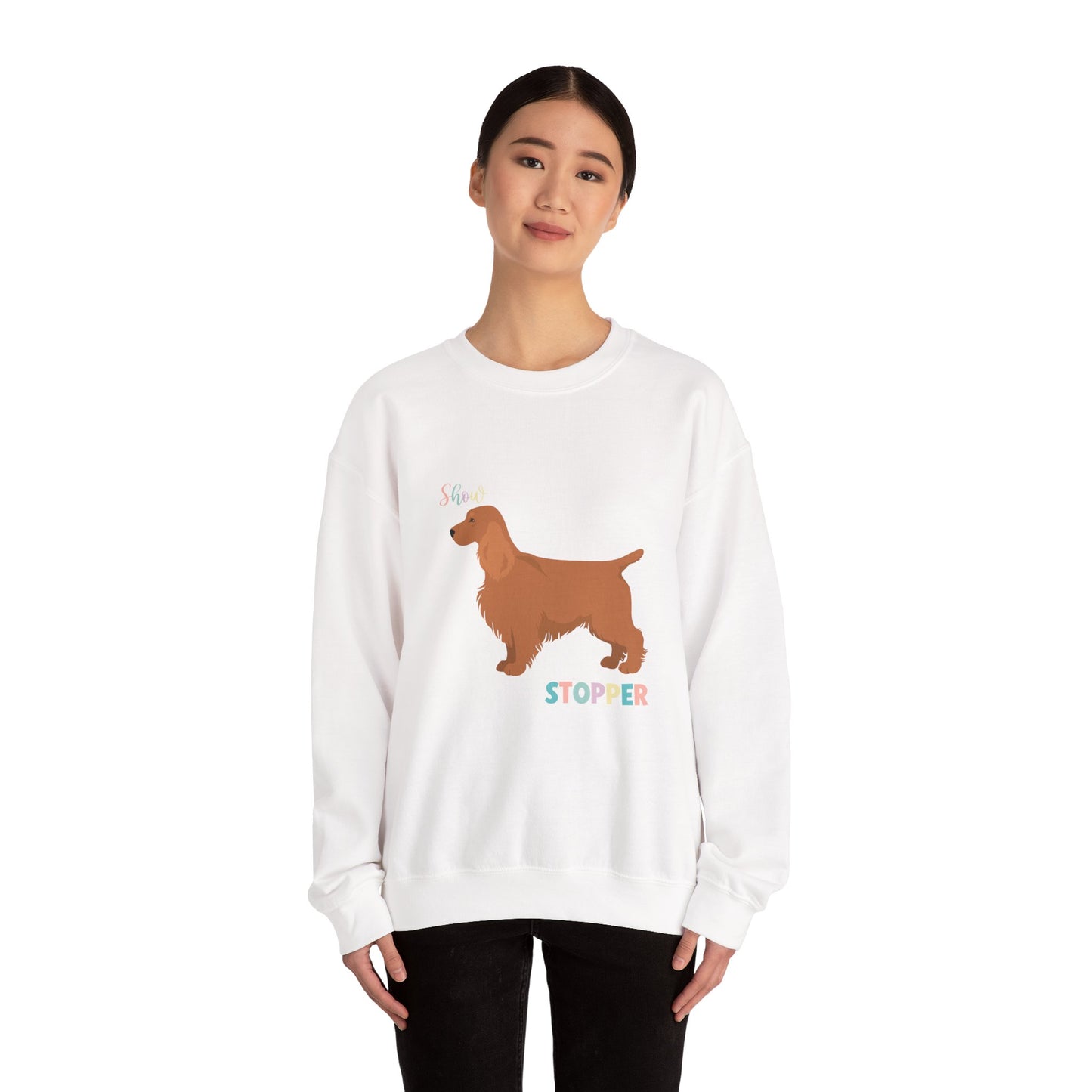 English Cocker Spaniel Dog Unisex Heavy Blend Crewneck Sweatshirt
