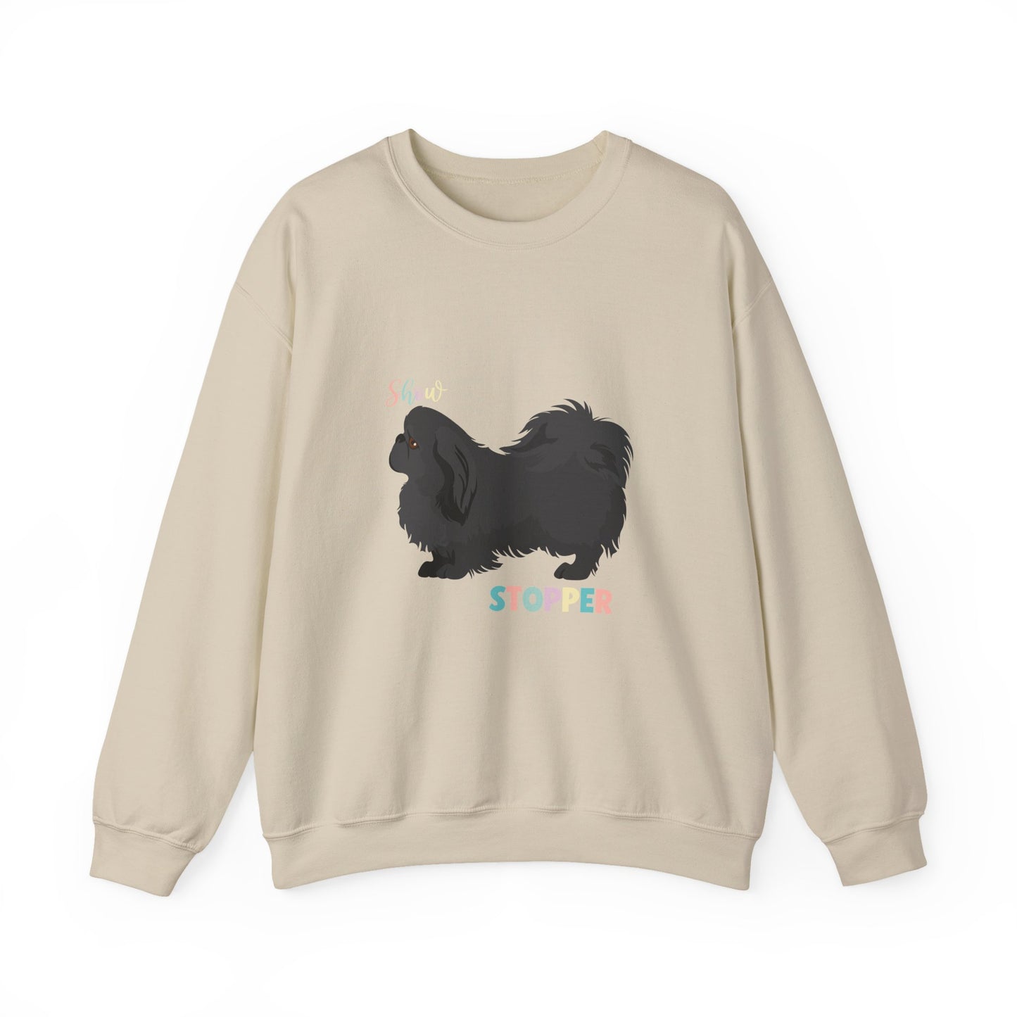 Pekingese Dog Unisex Heavy Blend Crewneck Sweatshirt