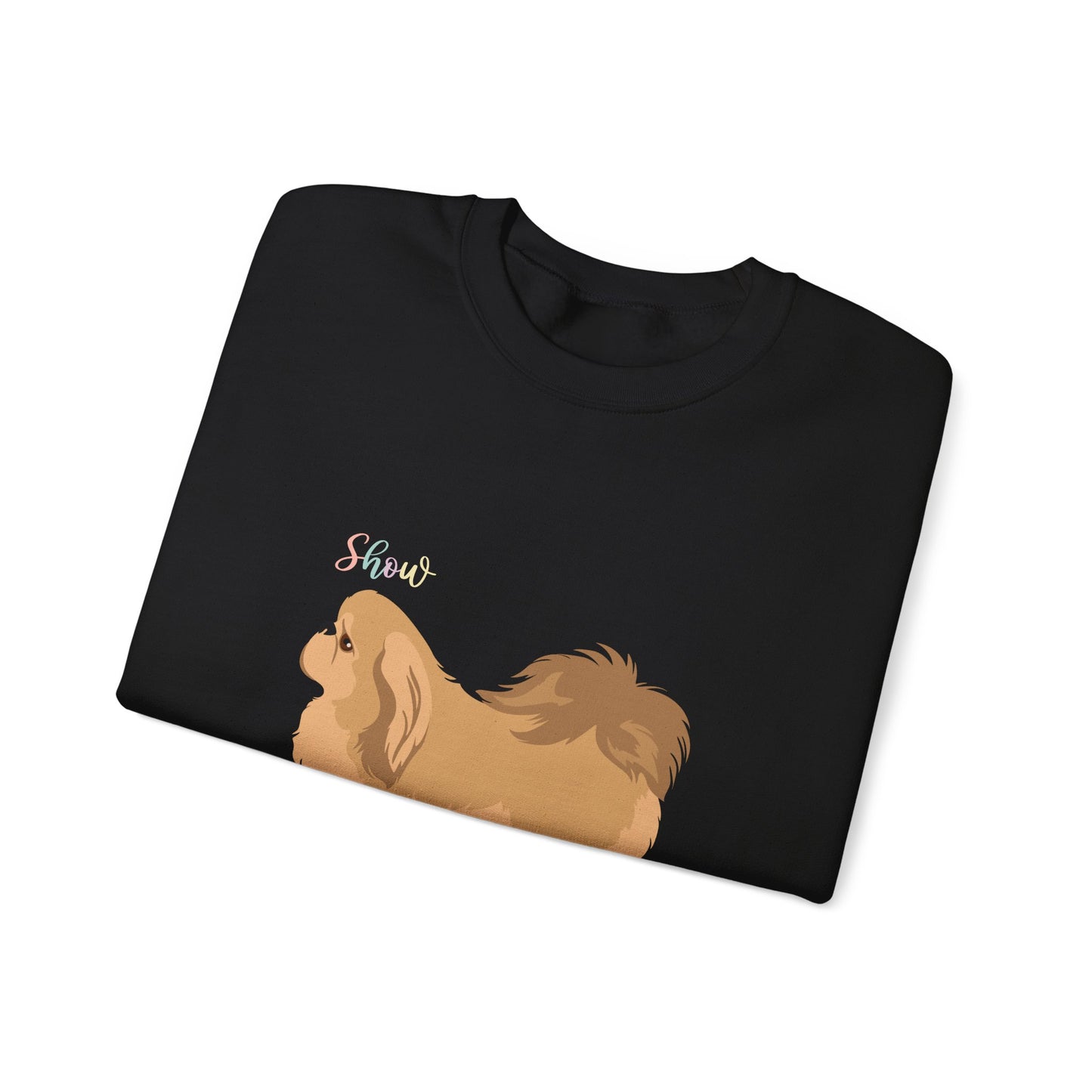 Pekingese Dog Unisex Heavy Blend Crewneck Sweatshirt