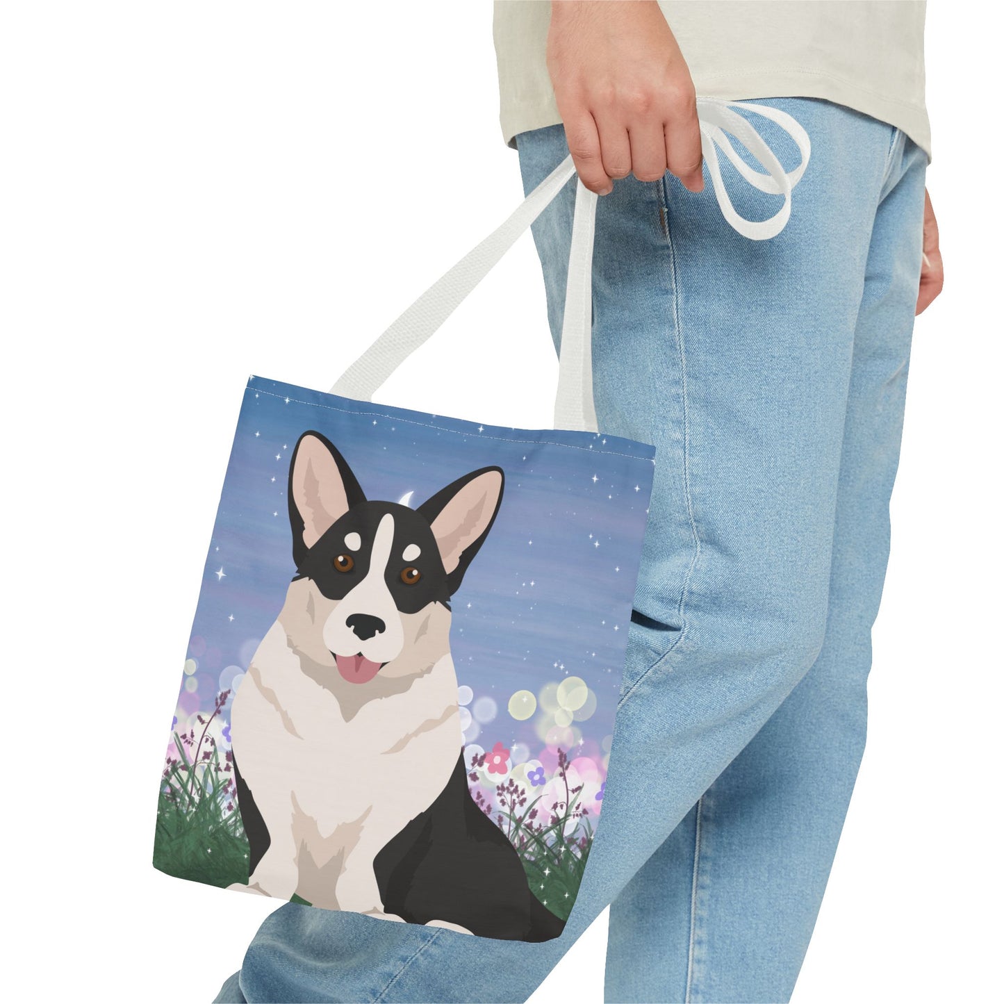 Cardigan Welsh Corgi Dog Tote Bag 13x13