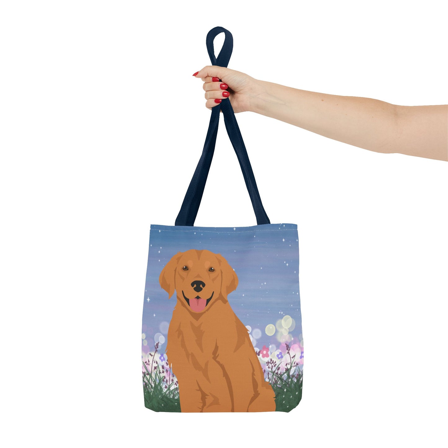 Golden Retriever Dog Tote Bag 13x13