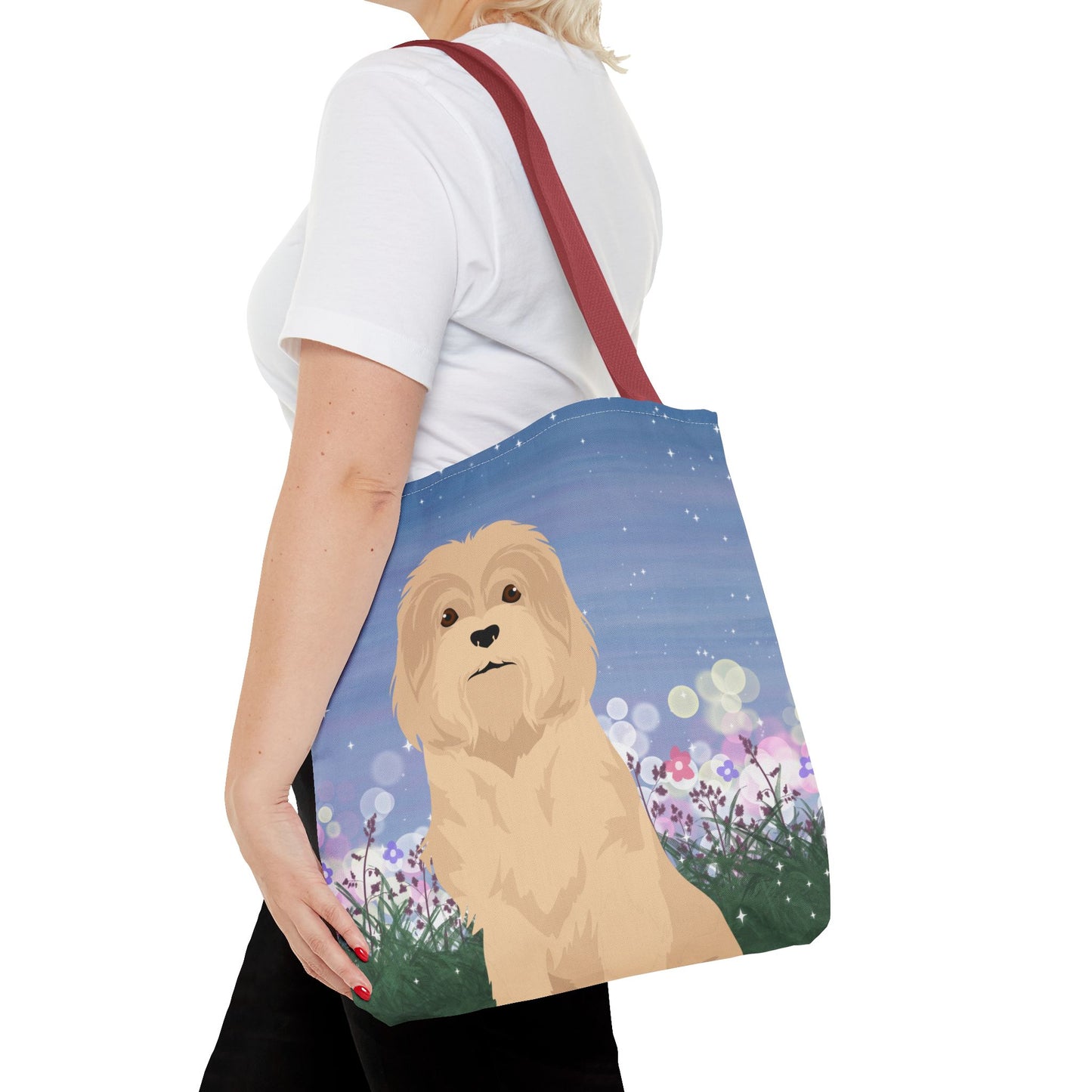 Lowchen Dog Tote Bag 16x16