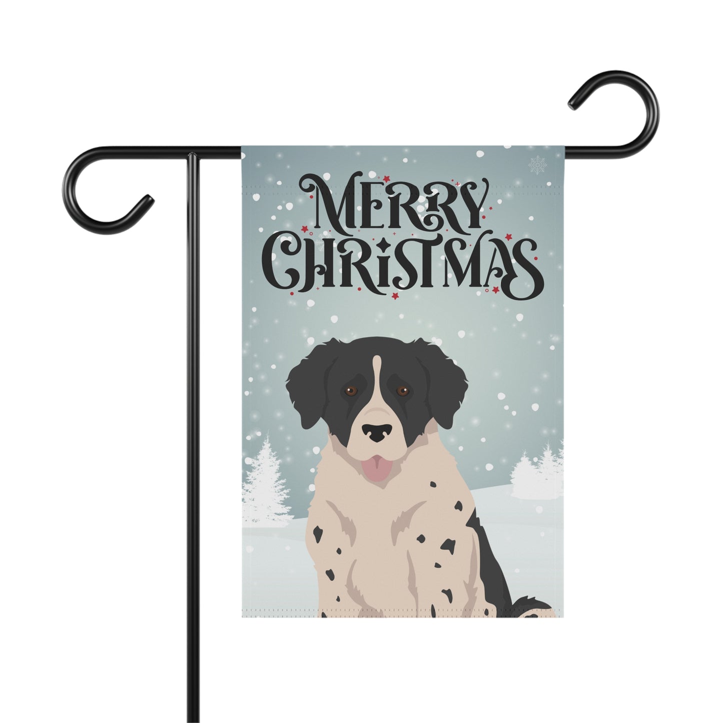 Wetterhoun Dog Garden Flag