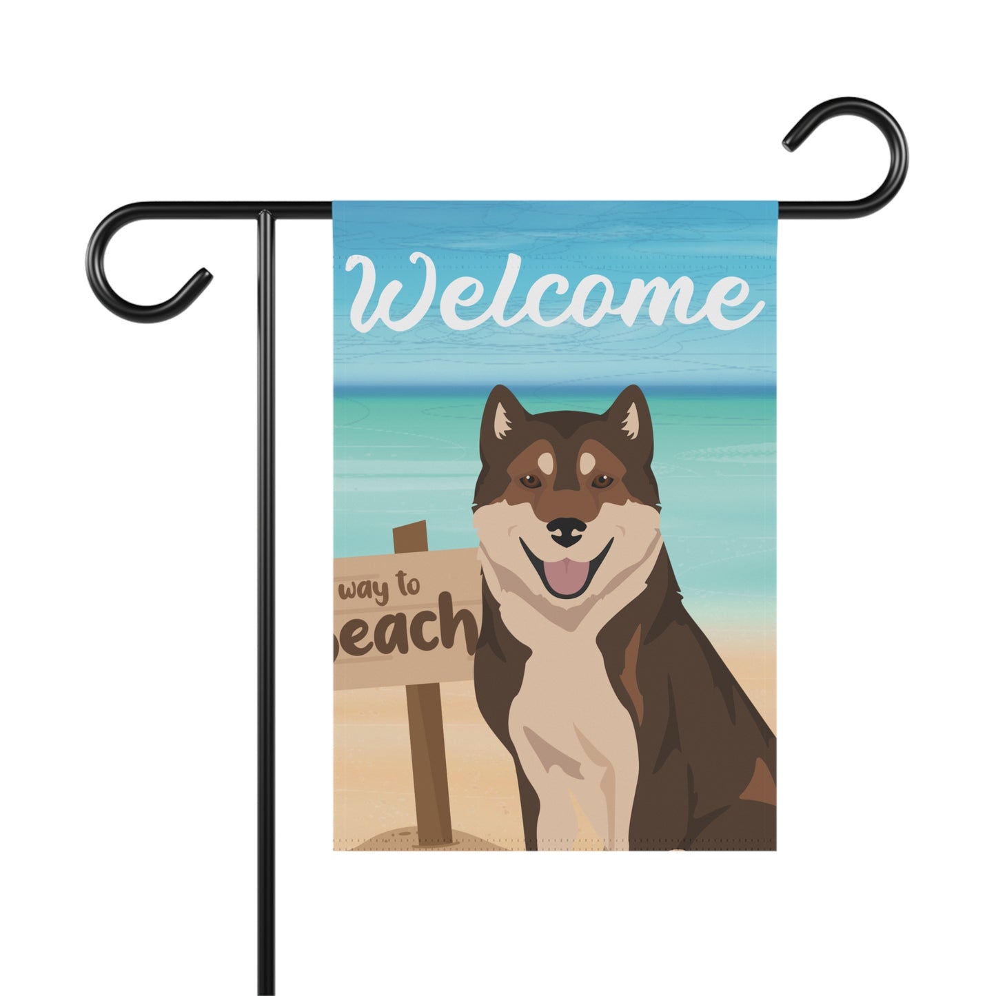 Kishu Ken Dog Garden Flag