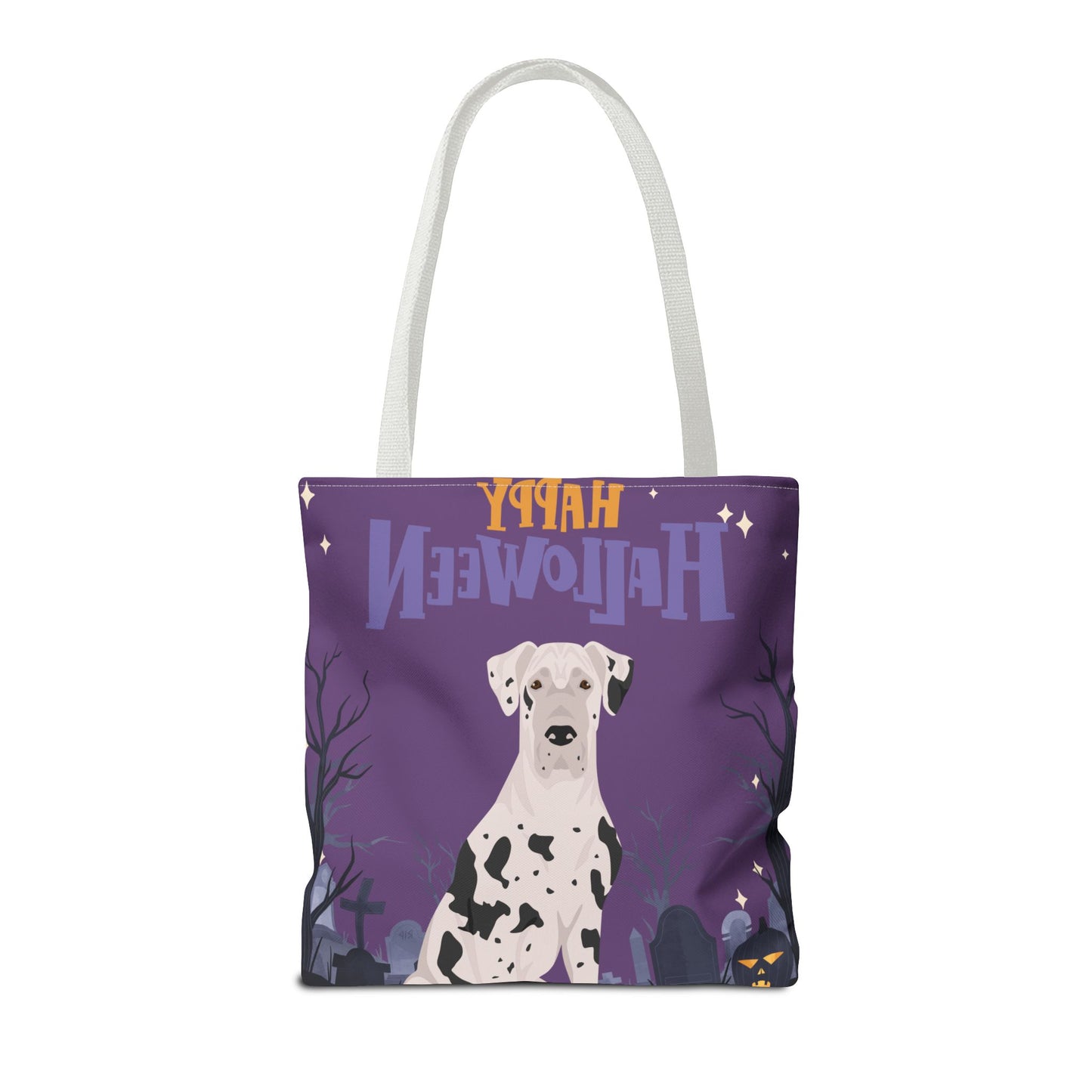 Great Dane Dog Happy Halloween Tote Bag 16x16