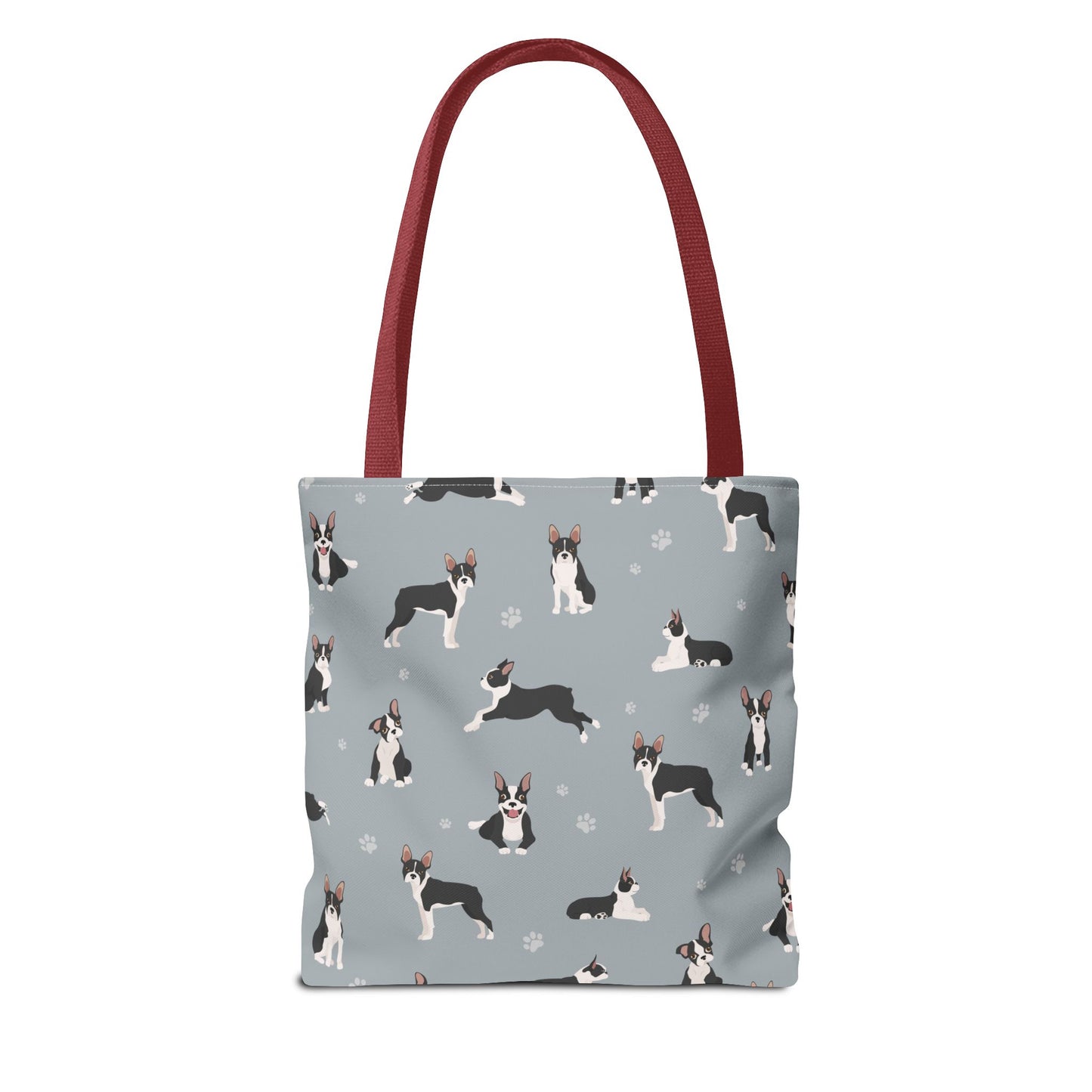 Boston Terrier Dog Tote Bag, Terrier Dog Mom Gift