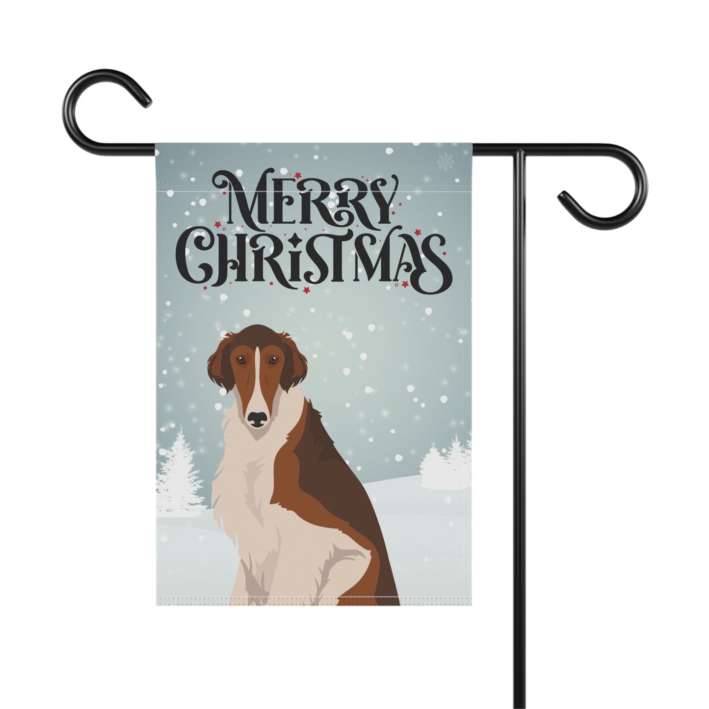 Borzoi Dog Garden Flag