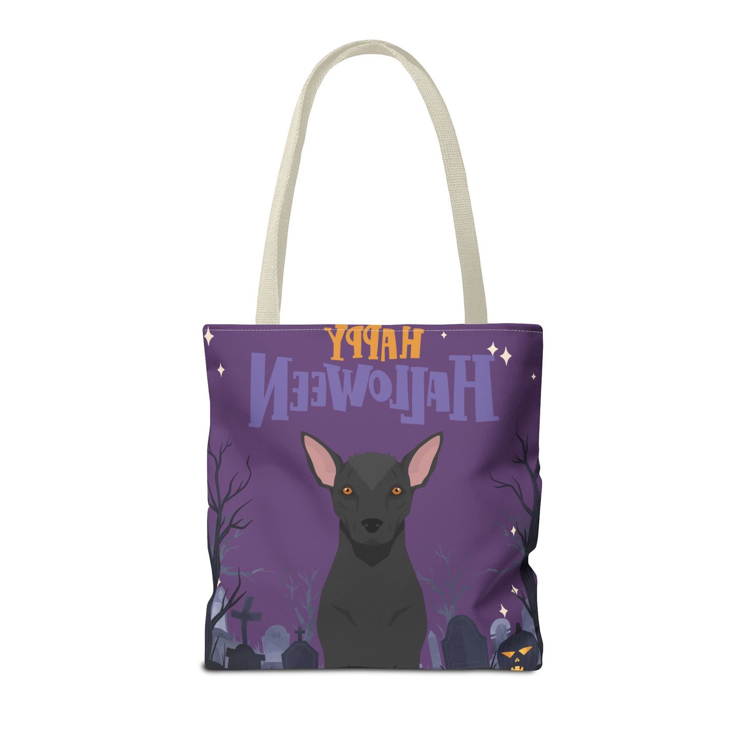 Xoloitxcuintli Dog Happy Halloween Tote Bag 16x16