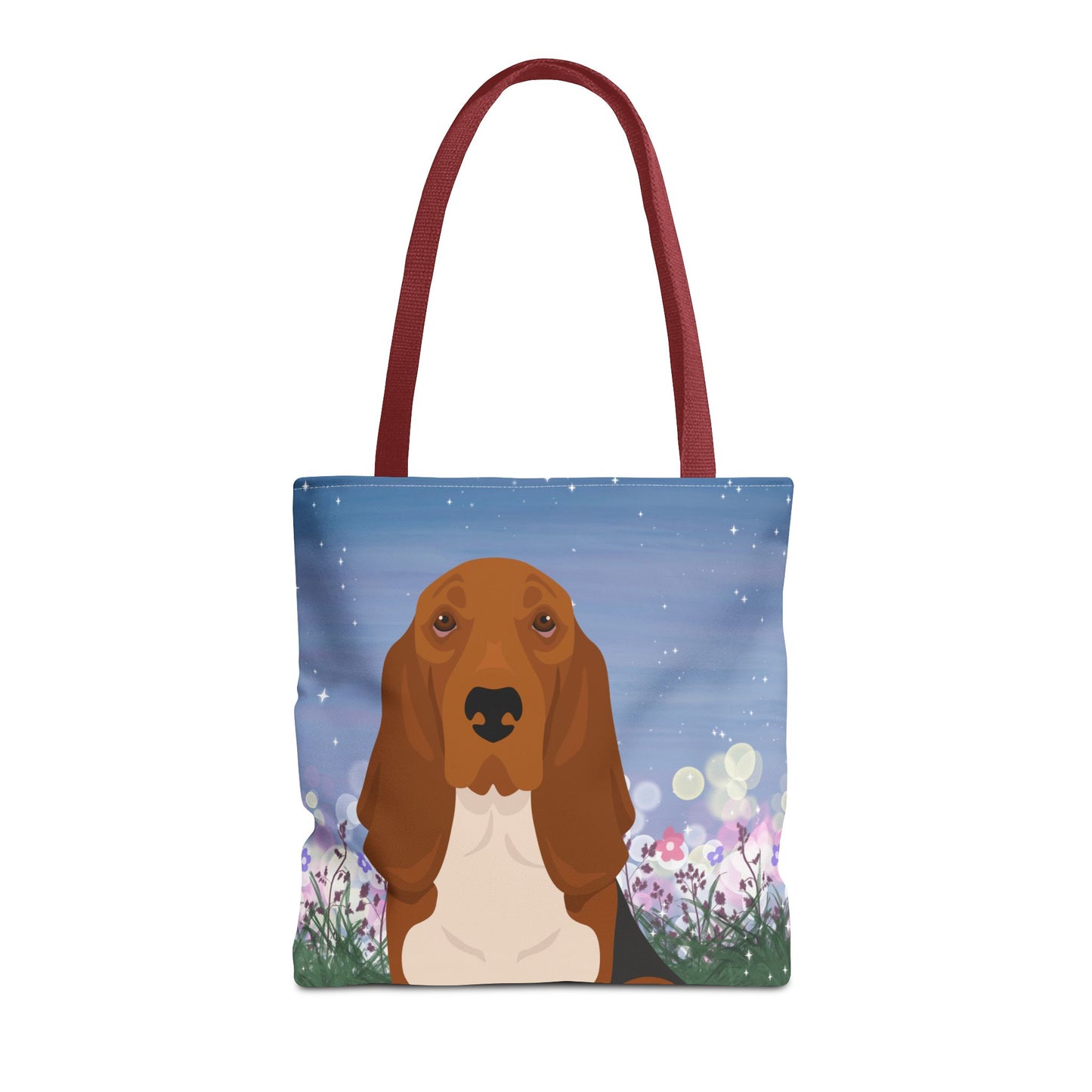 Basset Hound Dog Tote Bag 16x16