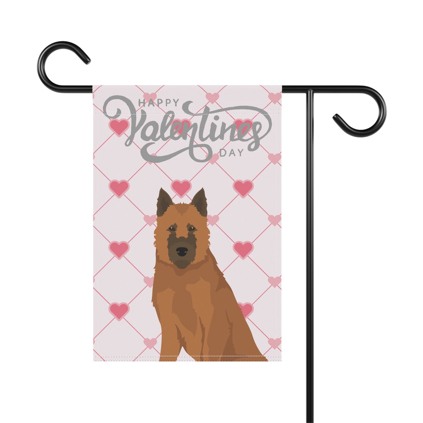 Belgian Laekenois Dog Valentines Day Garden Flag