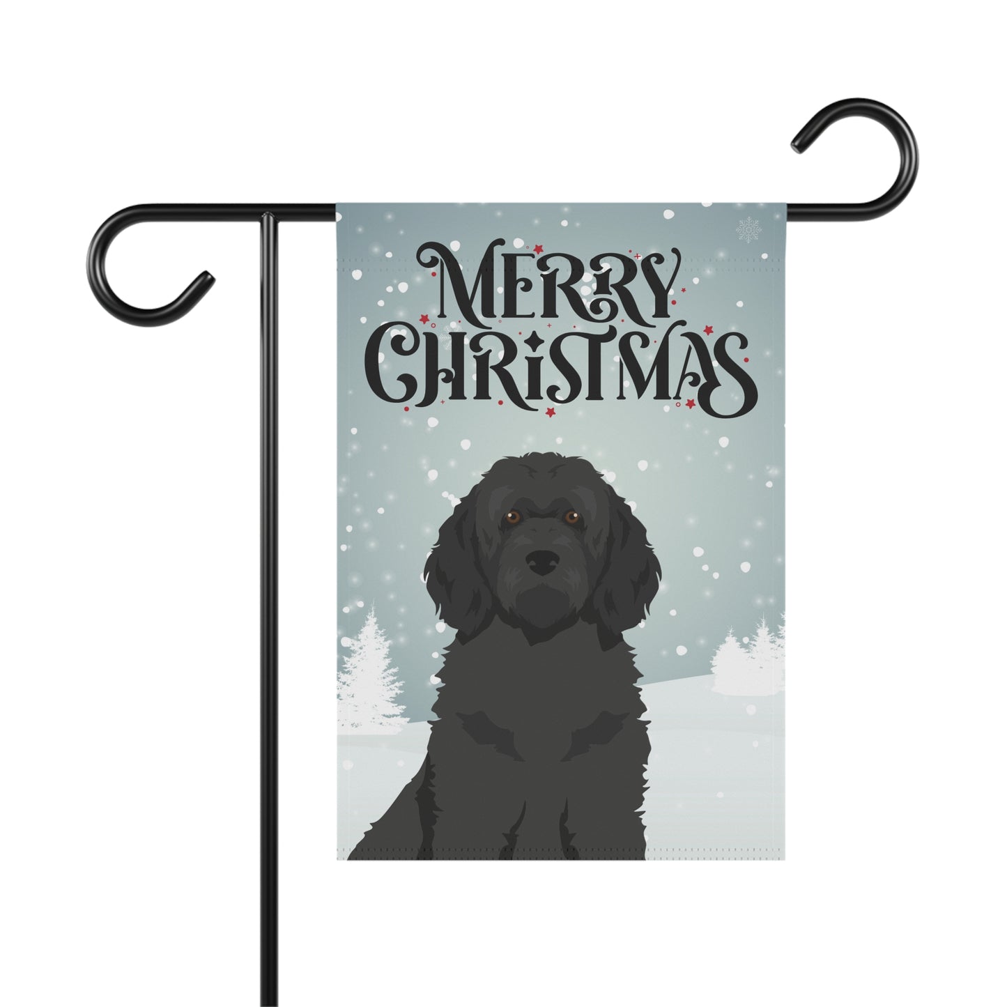 Portuguese Water Dog Garden Flag