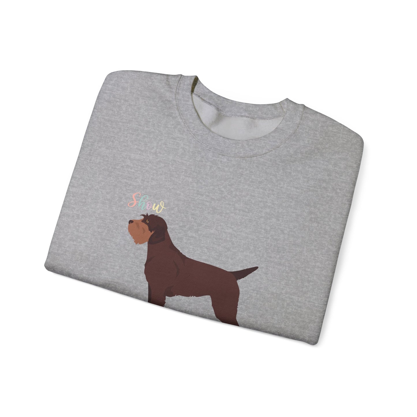 Wirehaired Pointer Griffon Dog Unisex Heavy Blend Crewneck Sweatshirt