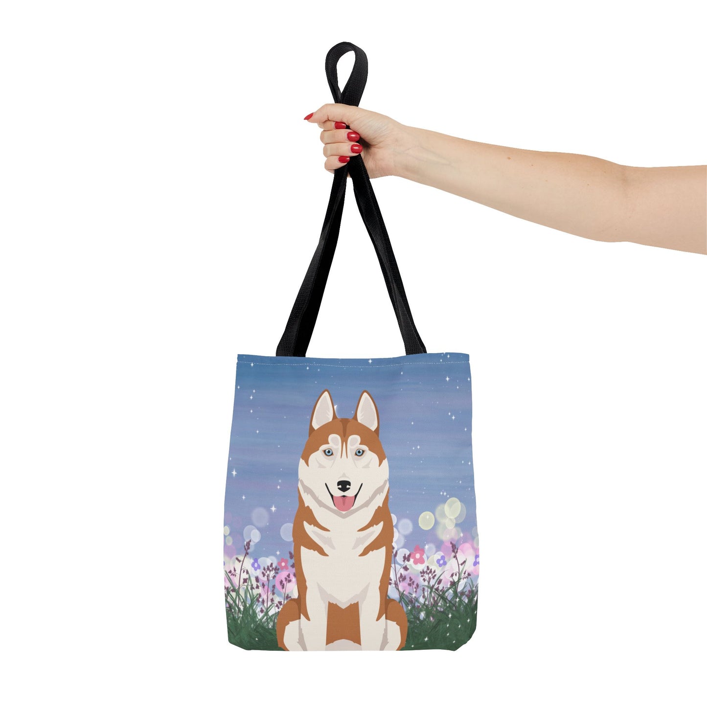 Siberian Husky Dog Tote Bag 13x13
