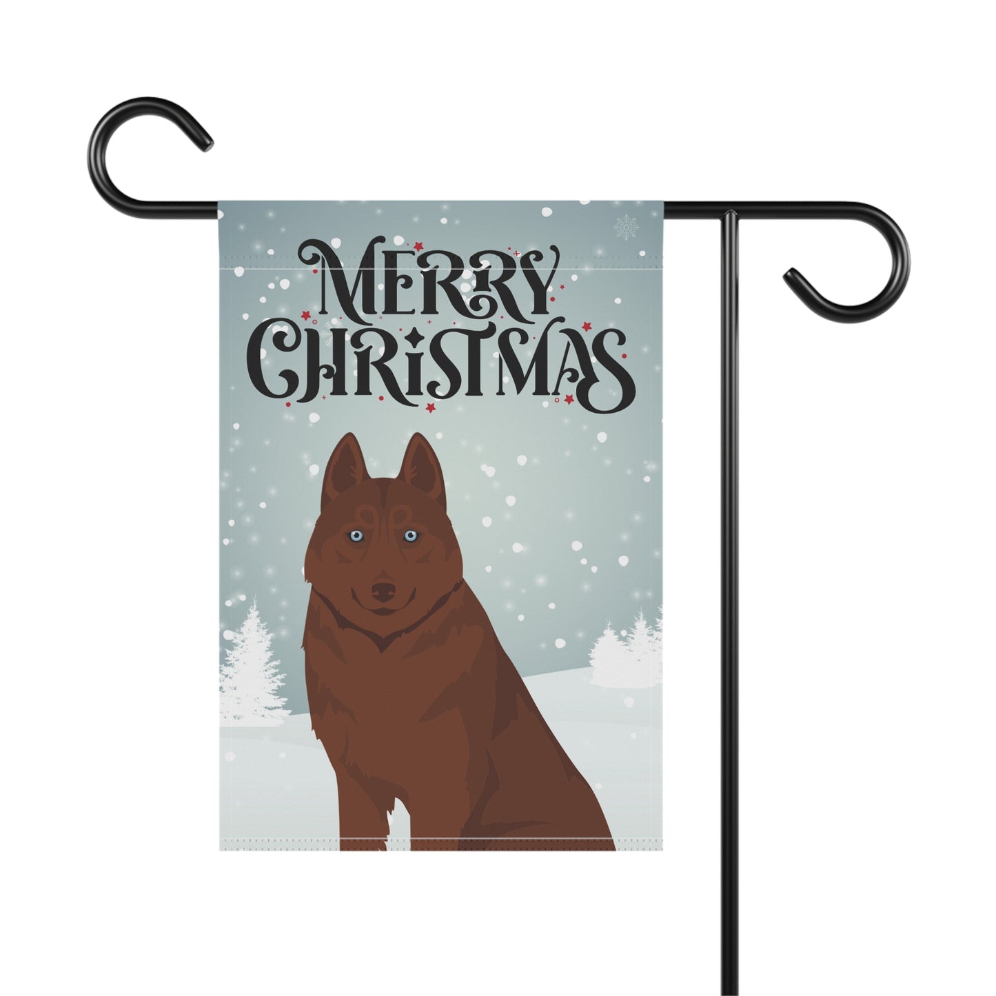 Siberian Husky Dog Garden Flag
