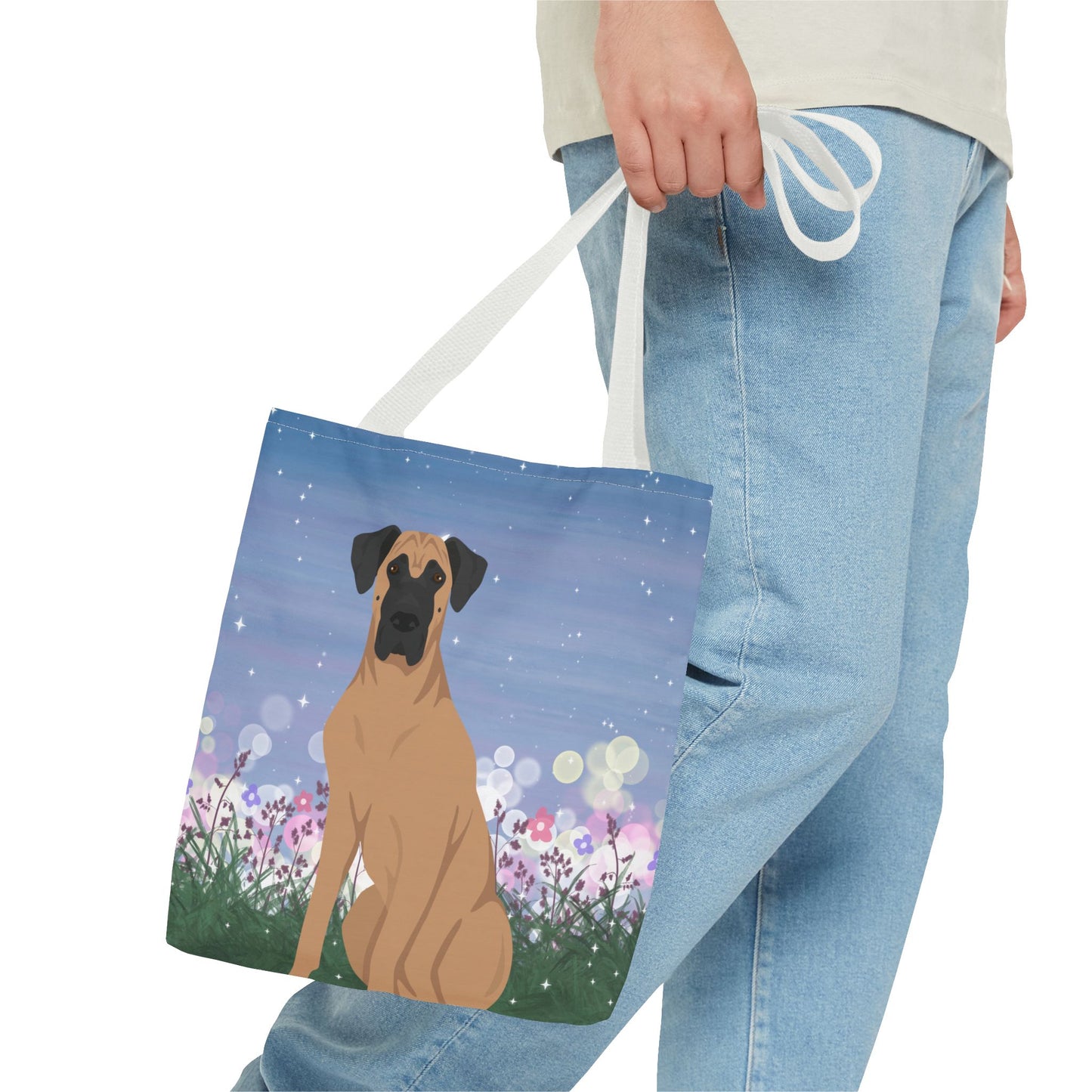 Great Dane Dog Tote Bag 13x13