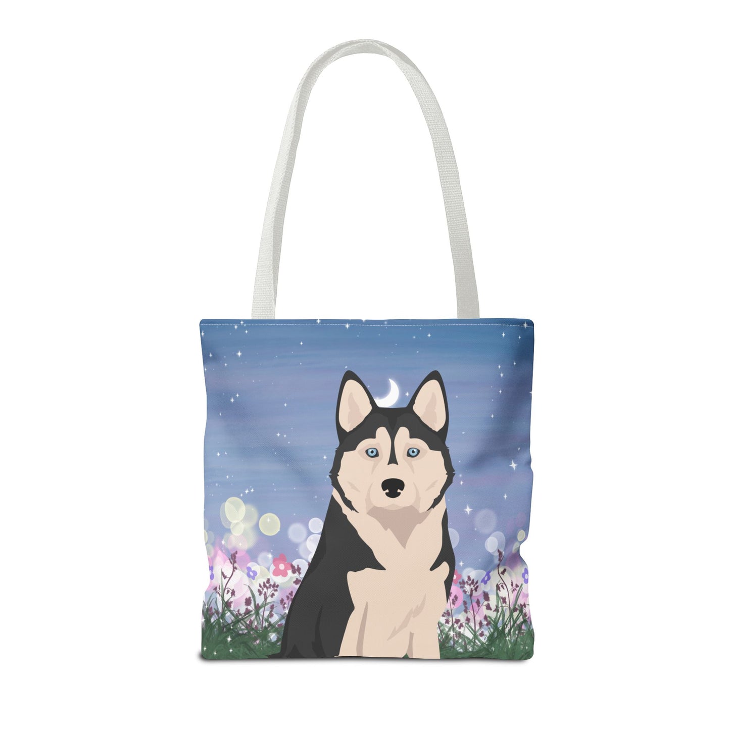 Alaskan Husky Dog Tote Bag 16x16