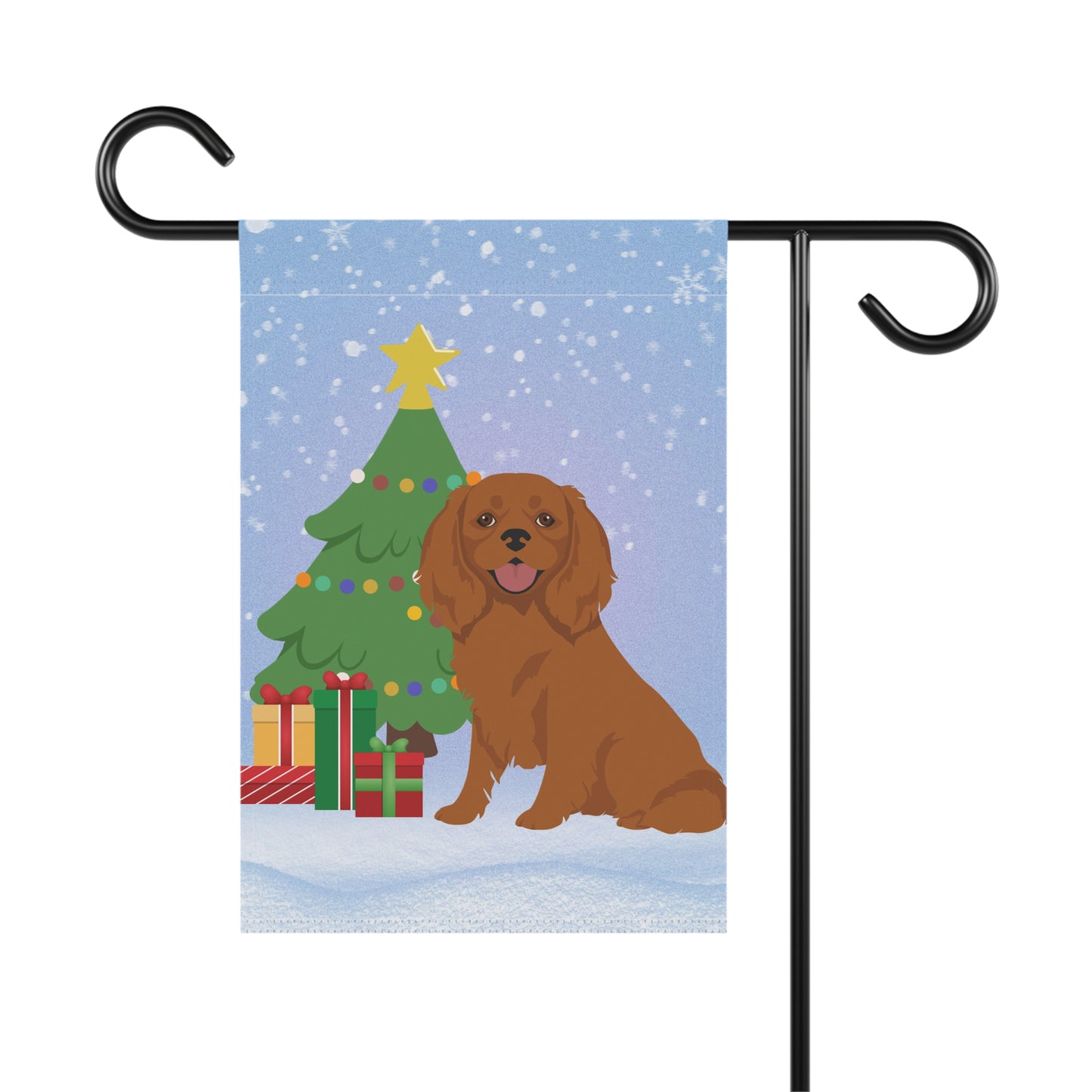 Cavalier King Charles Spaniel Dog Garden Flag