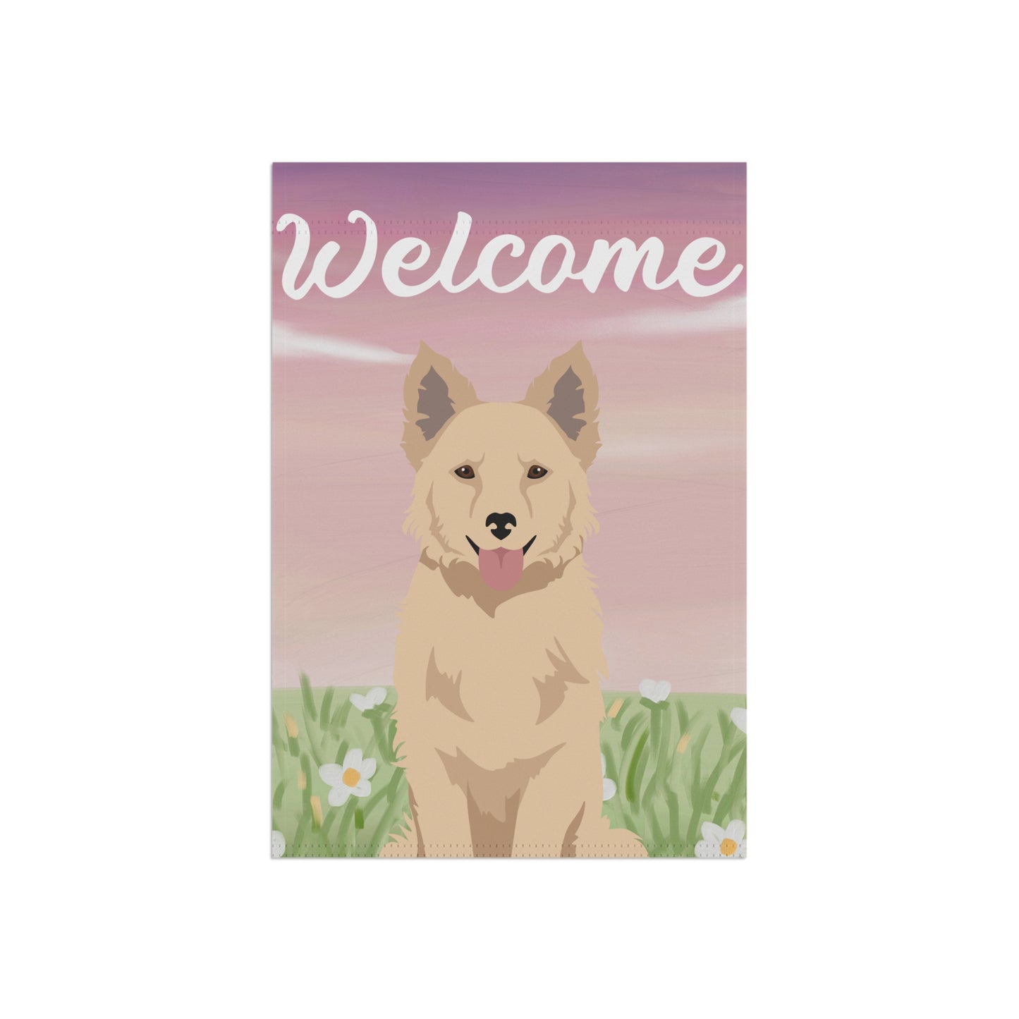 Mudi Dog Welcome Garden Flag