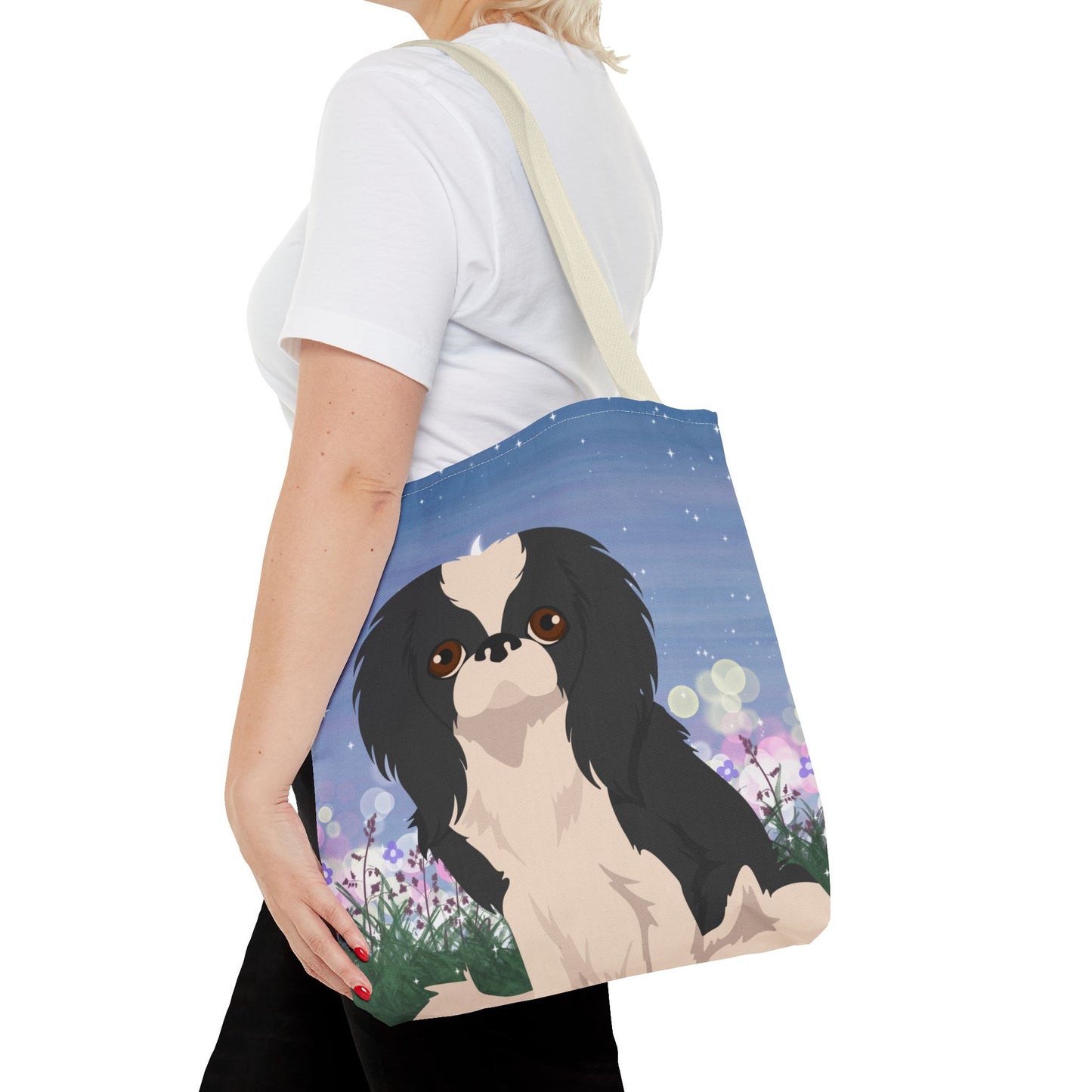 Japanese Chin Dog Tote Bag 16x16