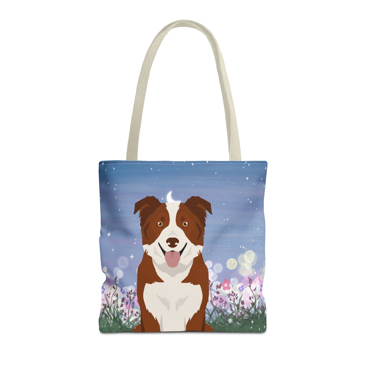 Border Collie Dog Tote Bag 16x16