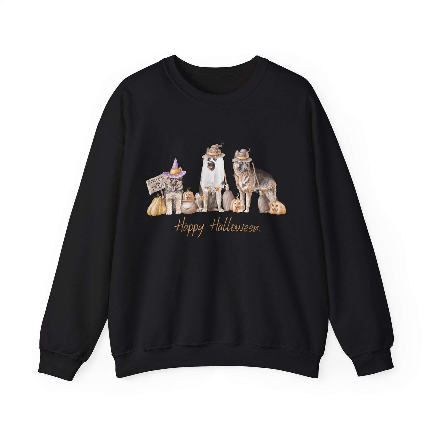 German Shepherd Dog Halloween Unisex Heavy Blend Crewneck Sweatshirt