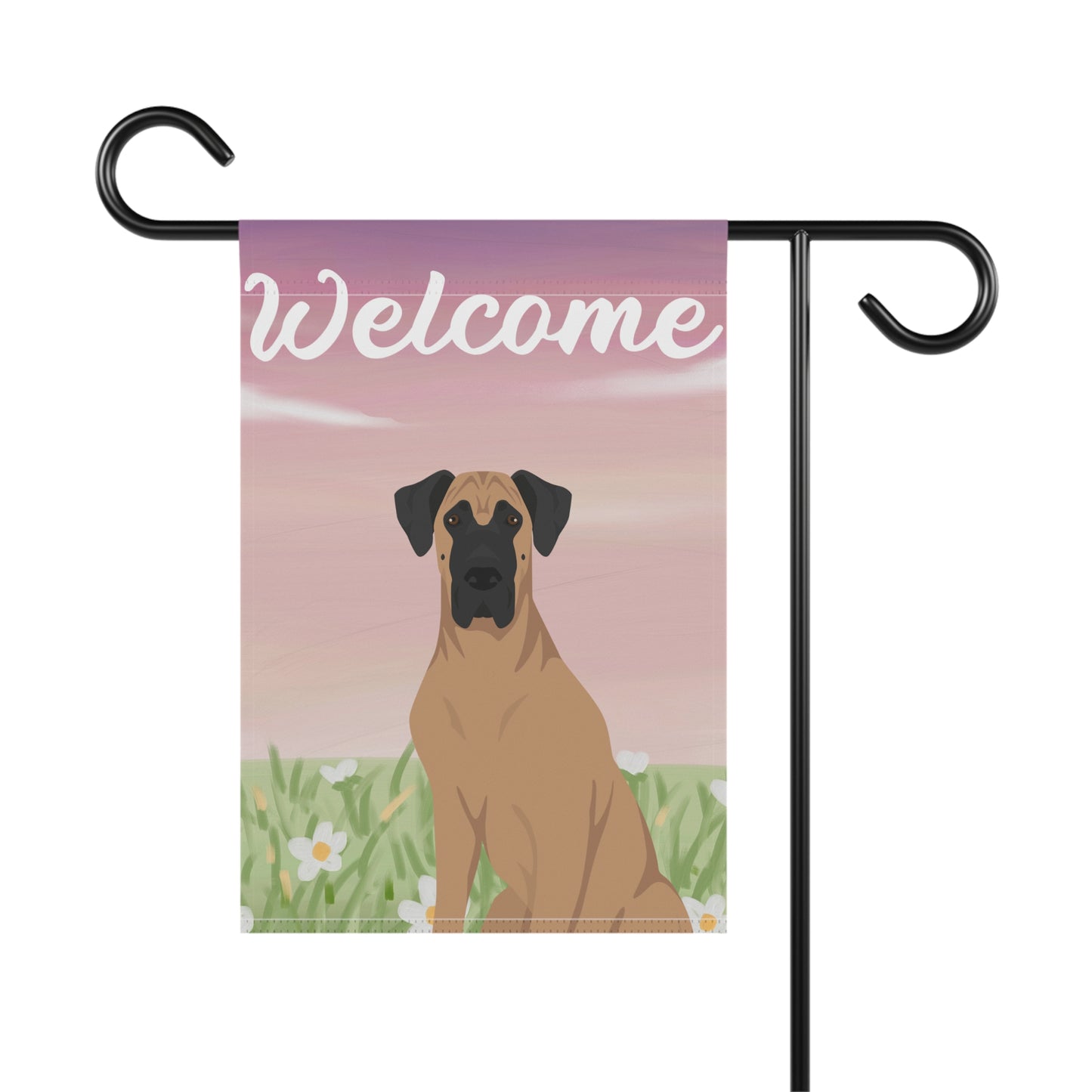 Great Dane Dog Welcome Garden Flag