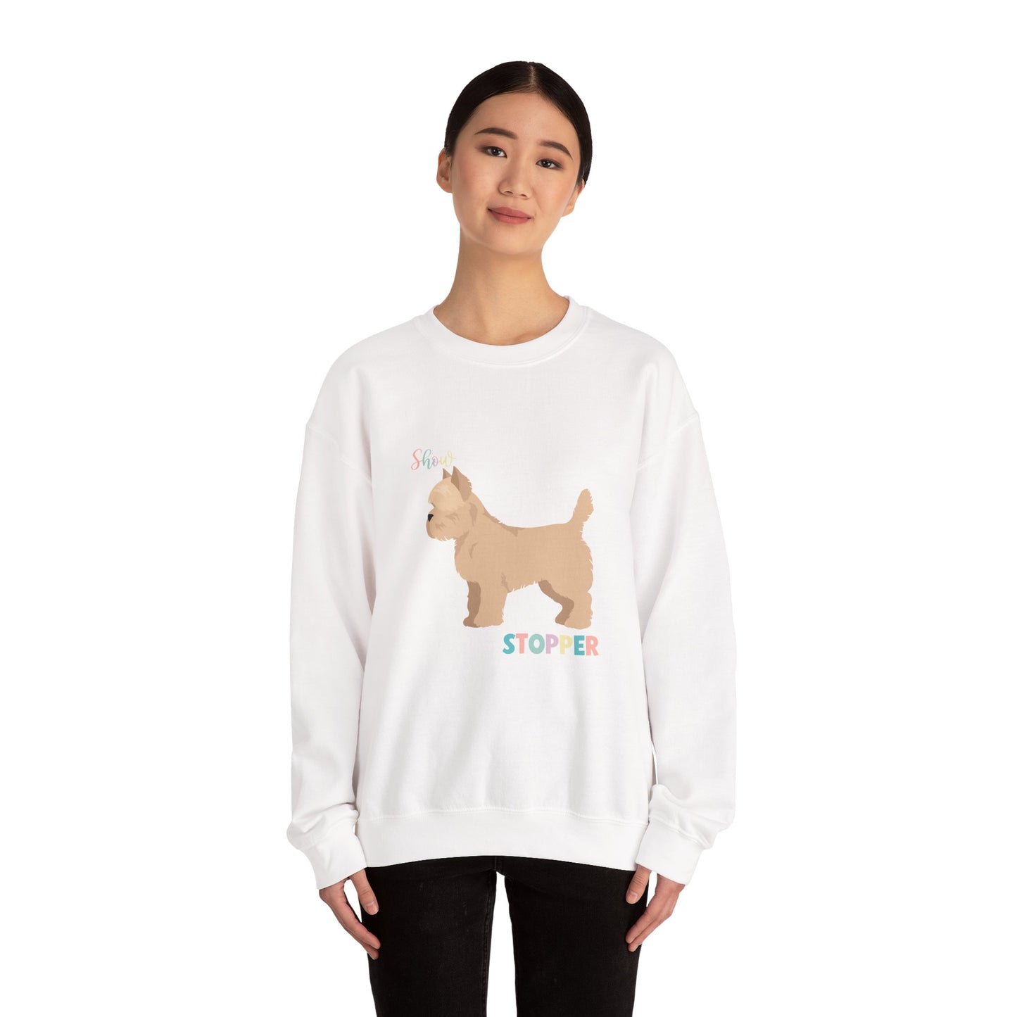 Cairn Terrier Dog Unisex Heavy Blend Crewneck Sweatshirt