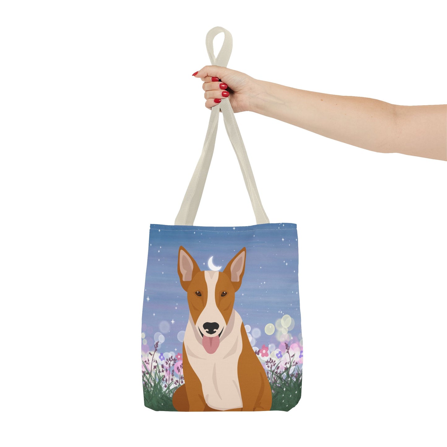 Bull Terrier Dog Tote Bag 13x13
