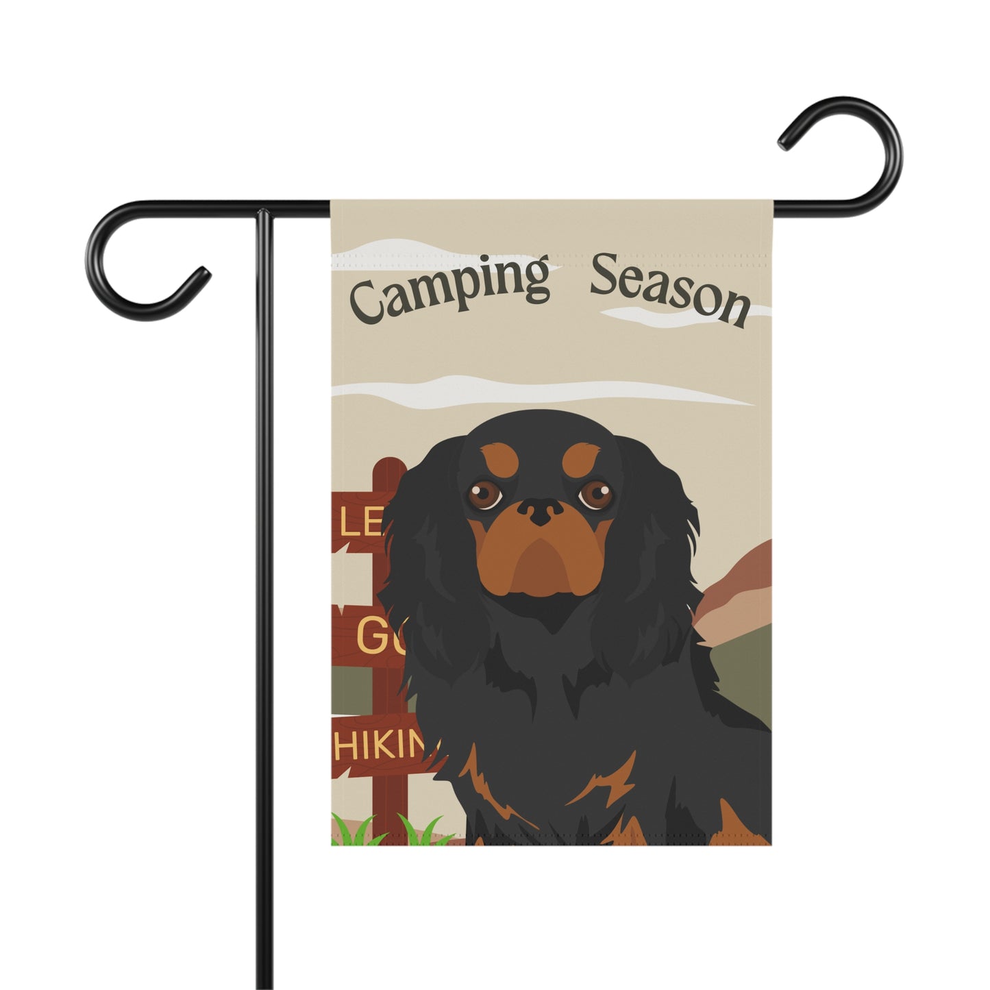 English Toy Spaniel Dog Camping Garden Flag