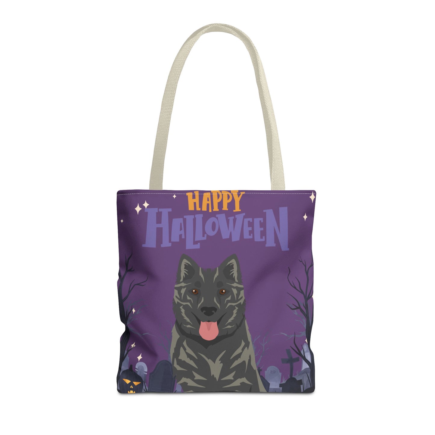 Kintamani Bali Dog Dog Happy Halloween Tote Bag 16x16